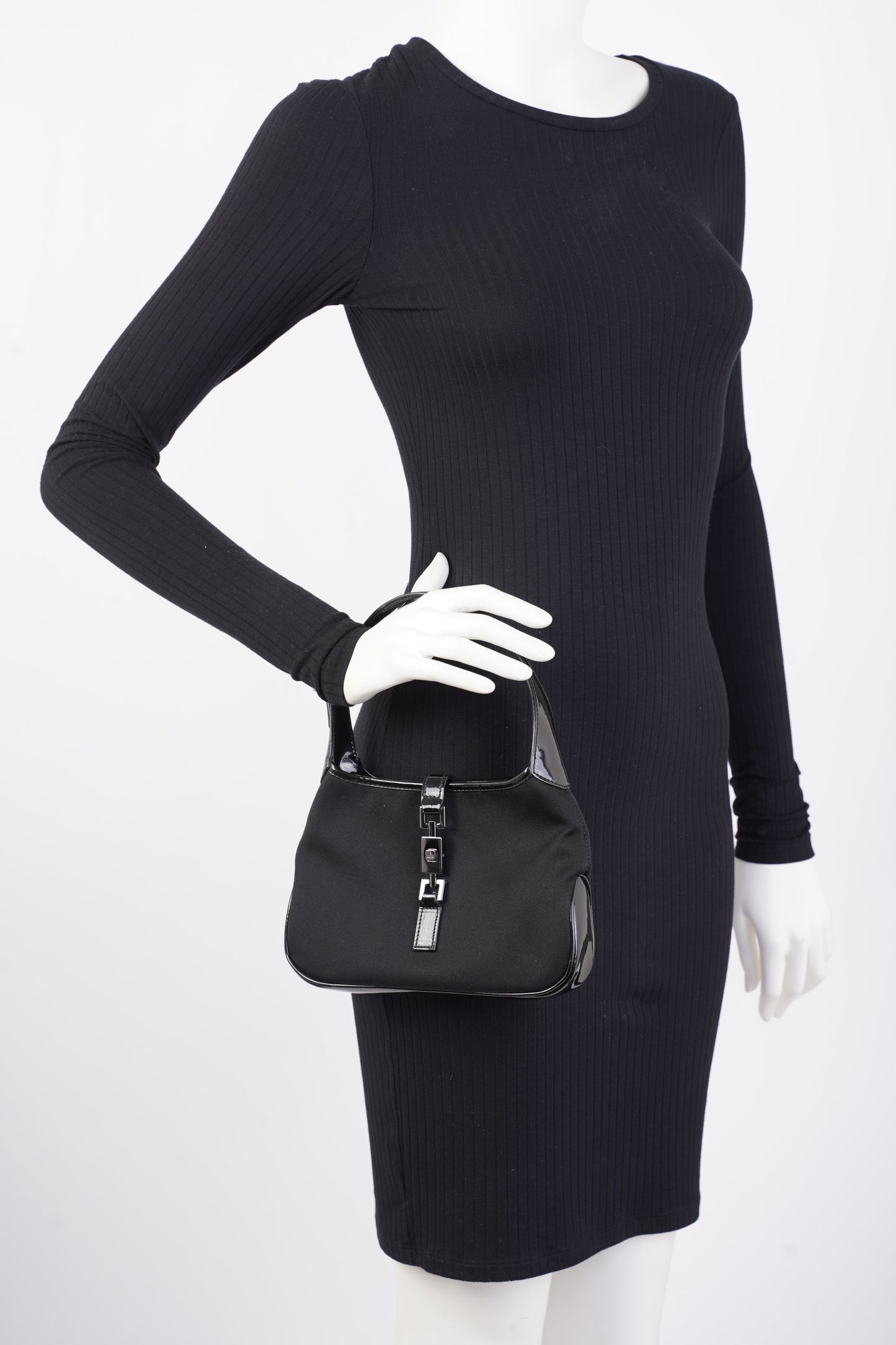 Gucci Jackie Black Nylon Mini