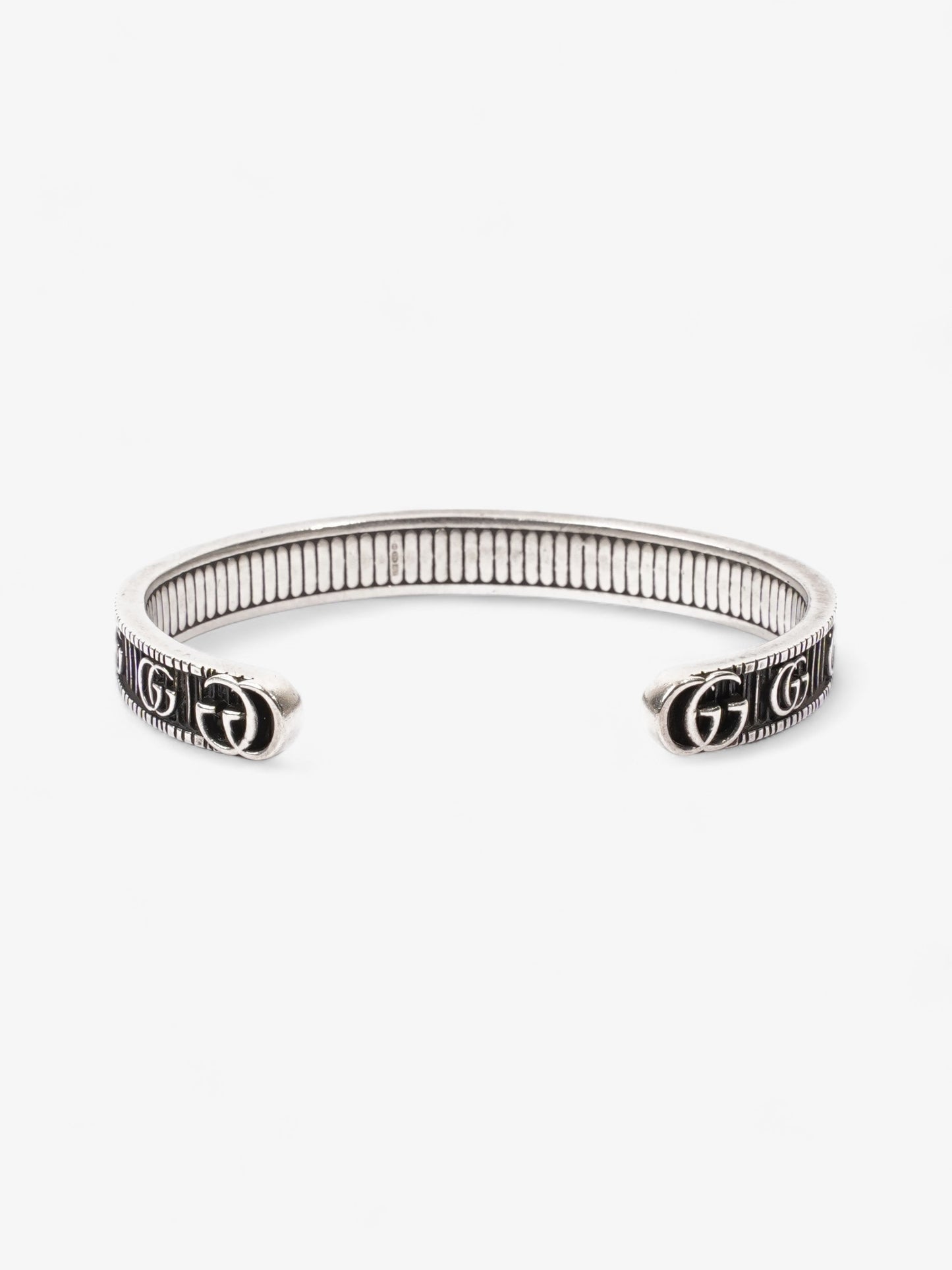 Gucci Bracelet with Double G Silver Silver Sterling 17