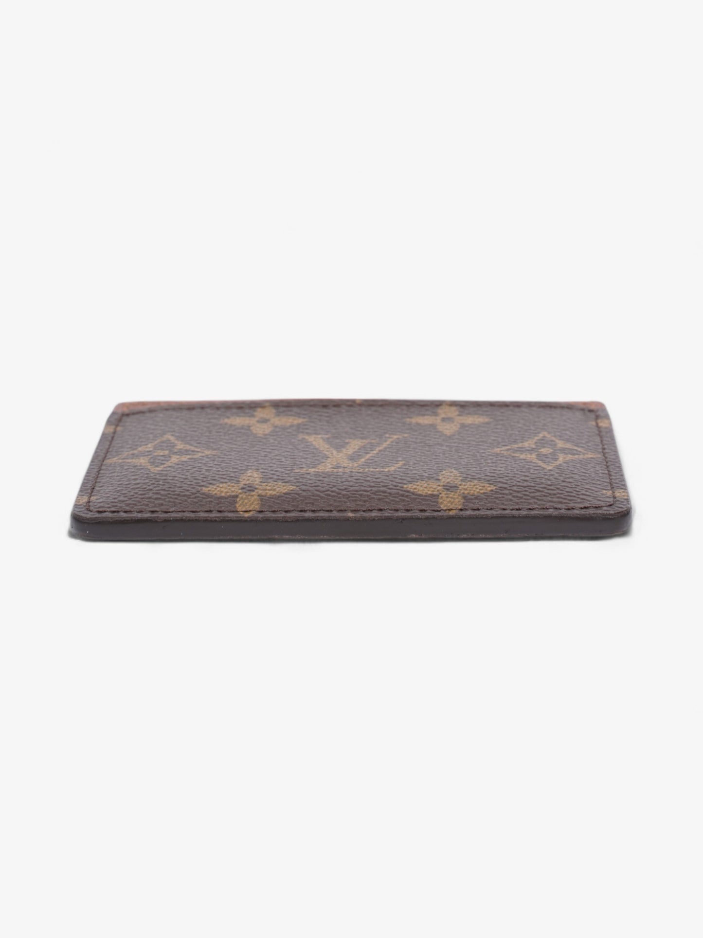 Louis Vuitton Card Case Holder Monogram / Brown Canvas