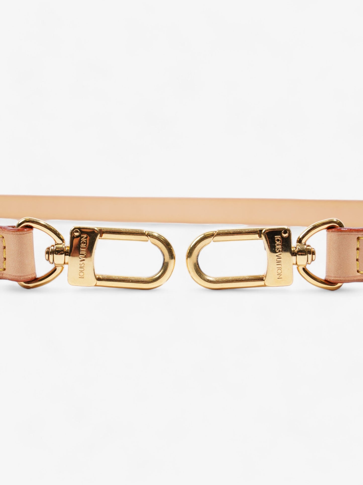 Louis Vuitton Adjustable Shoulder Strap Light Beige Leather