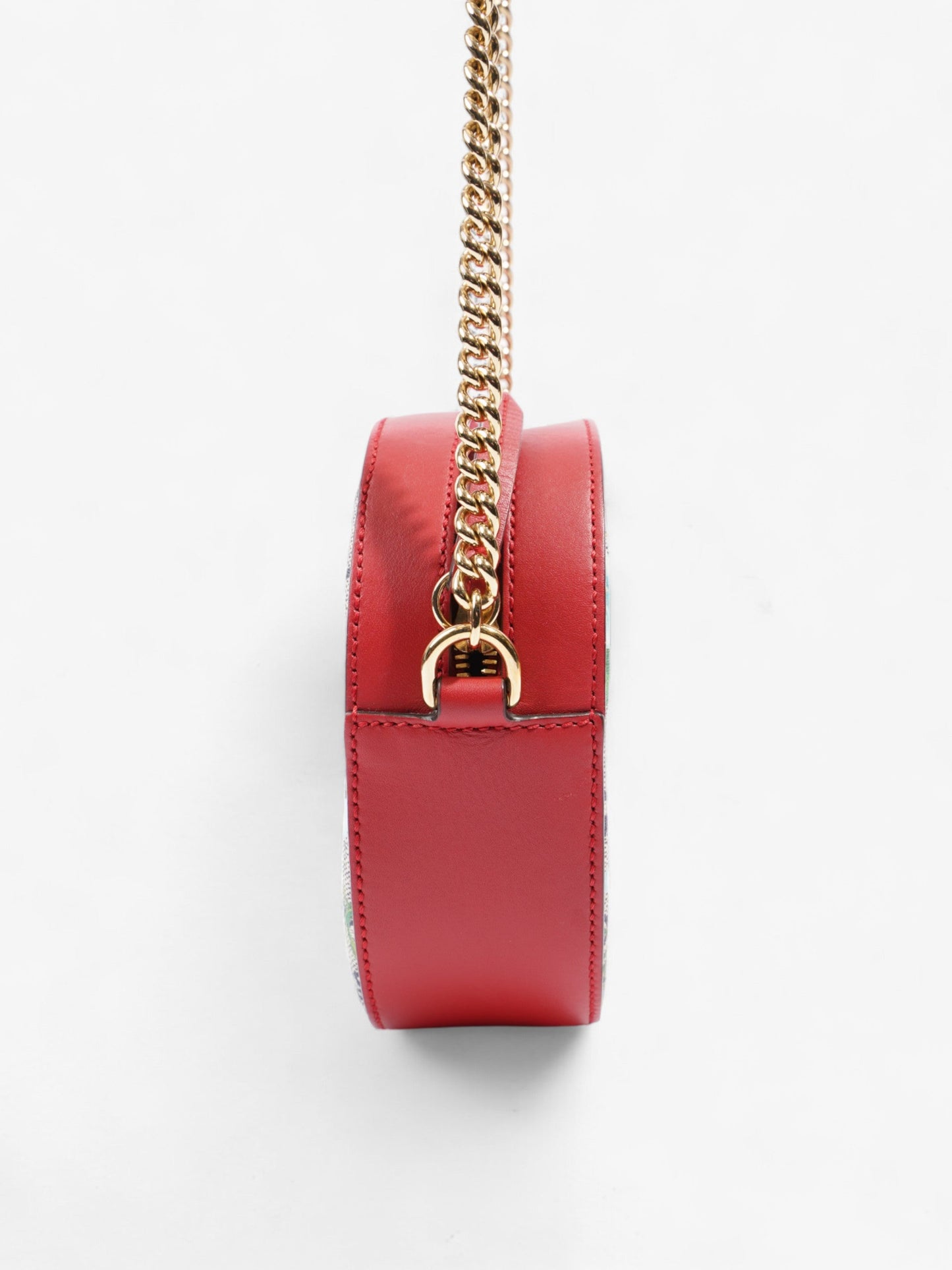 Gucci Blooms Chain GG Bloom / GG Supreme / Hibiscus Red Coated Canvas Mini