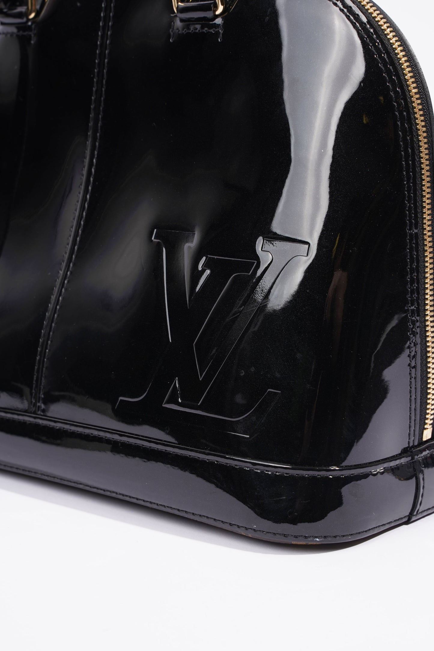 Louis Vuitton Alma Black Patent Leather PM