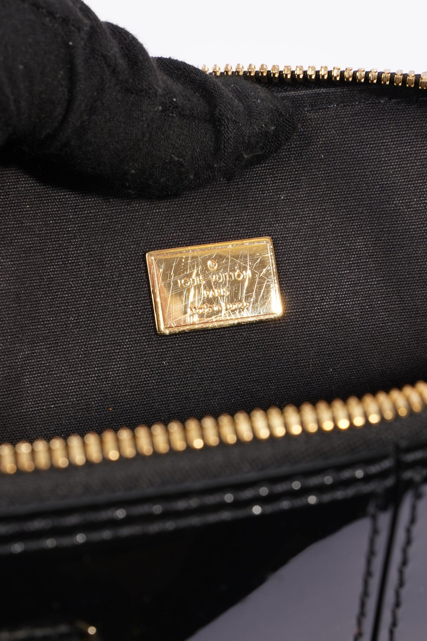 Louis Vuitton Alma Black Patent Leather PM