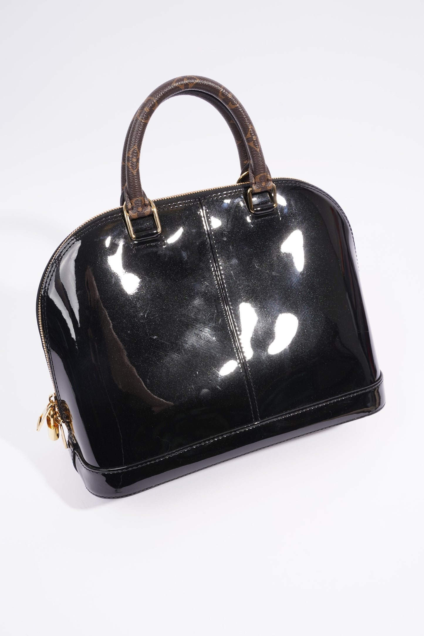 Louis Vuitton Alma Black Patent Leather PM