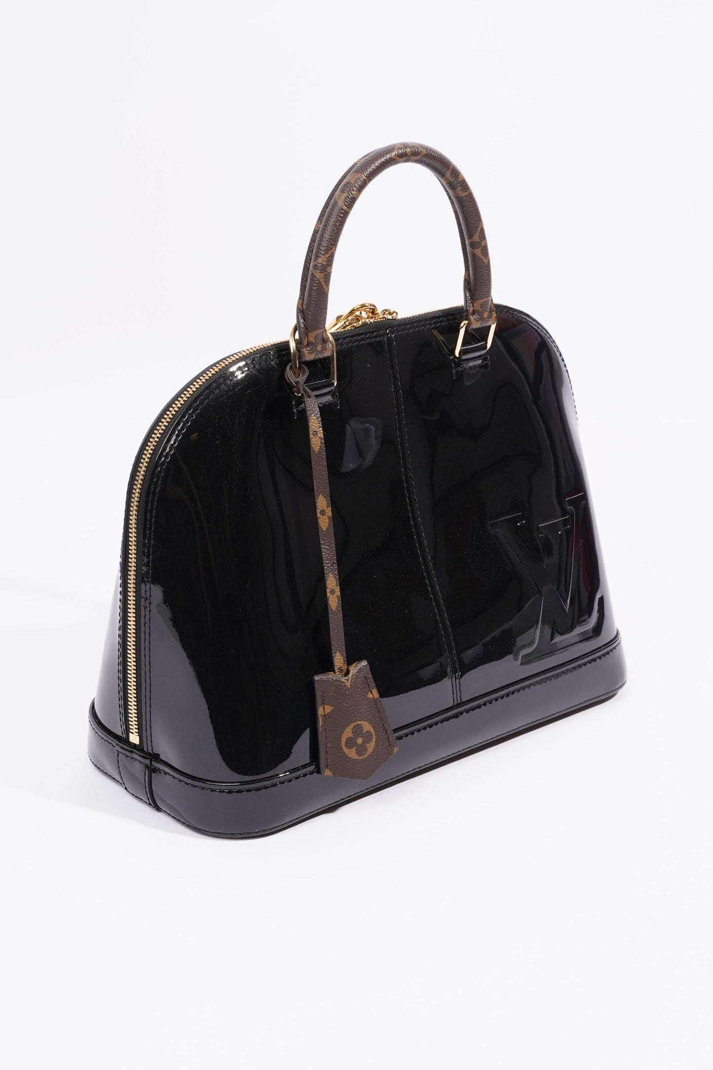 Louis Vuitton Alma Black Patent Leather PM
