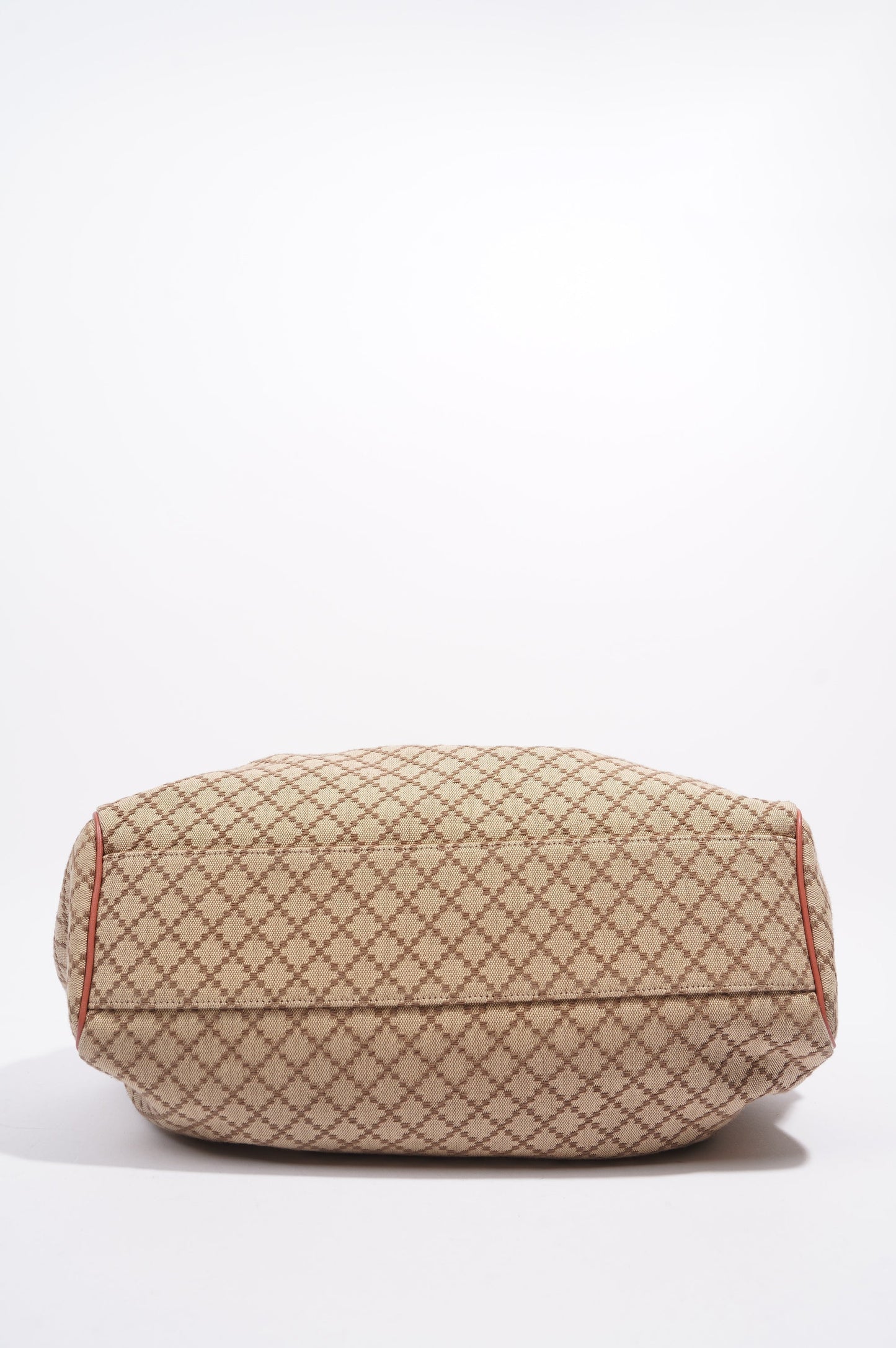Gucci Sukey Tote Bag Beige / Coral Canvas Small