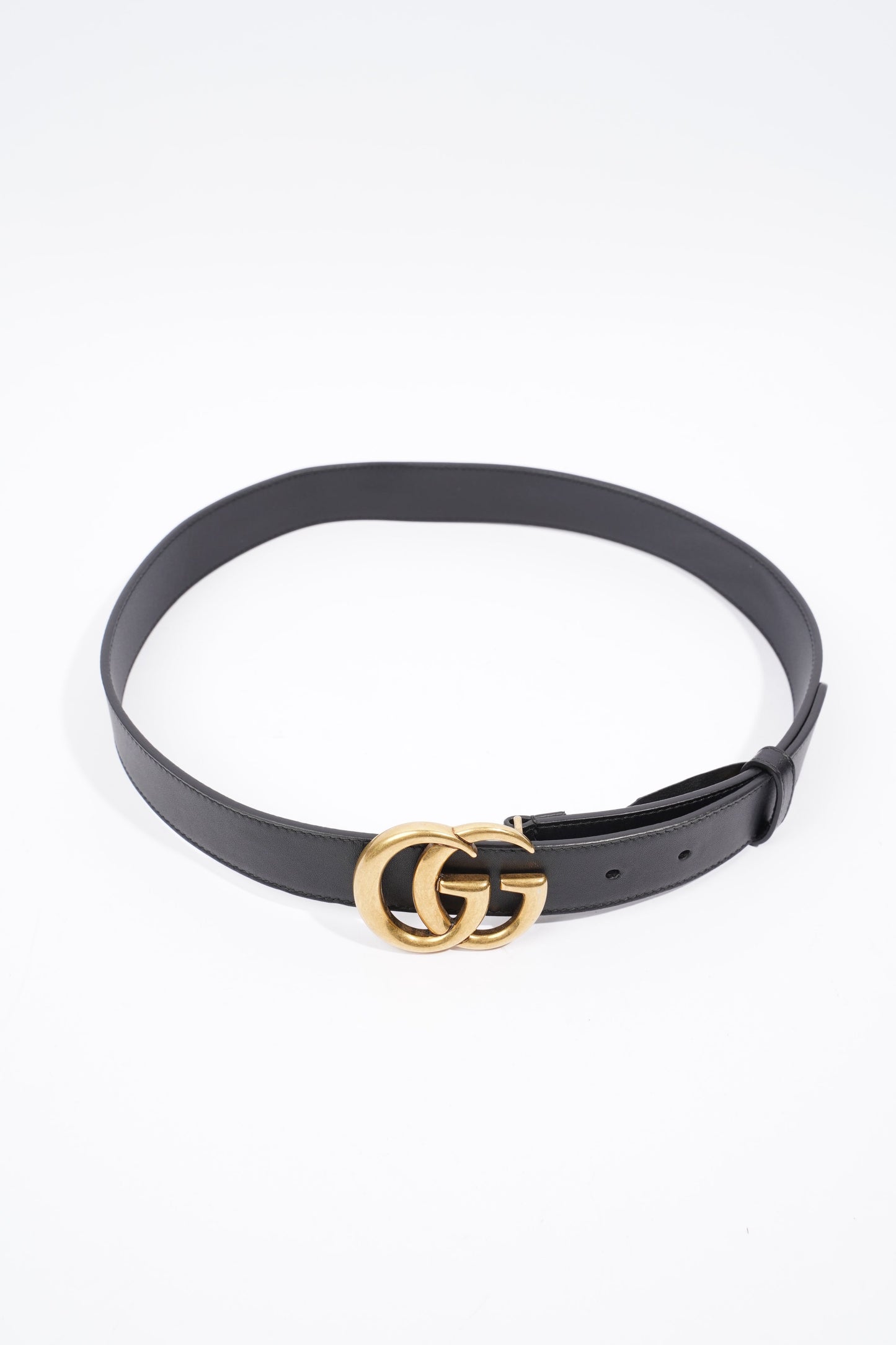 Gucci Marmont Belt Black Leather 80cm 32"