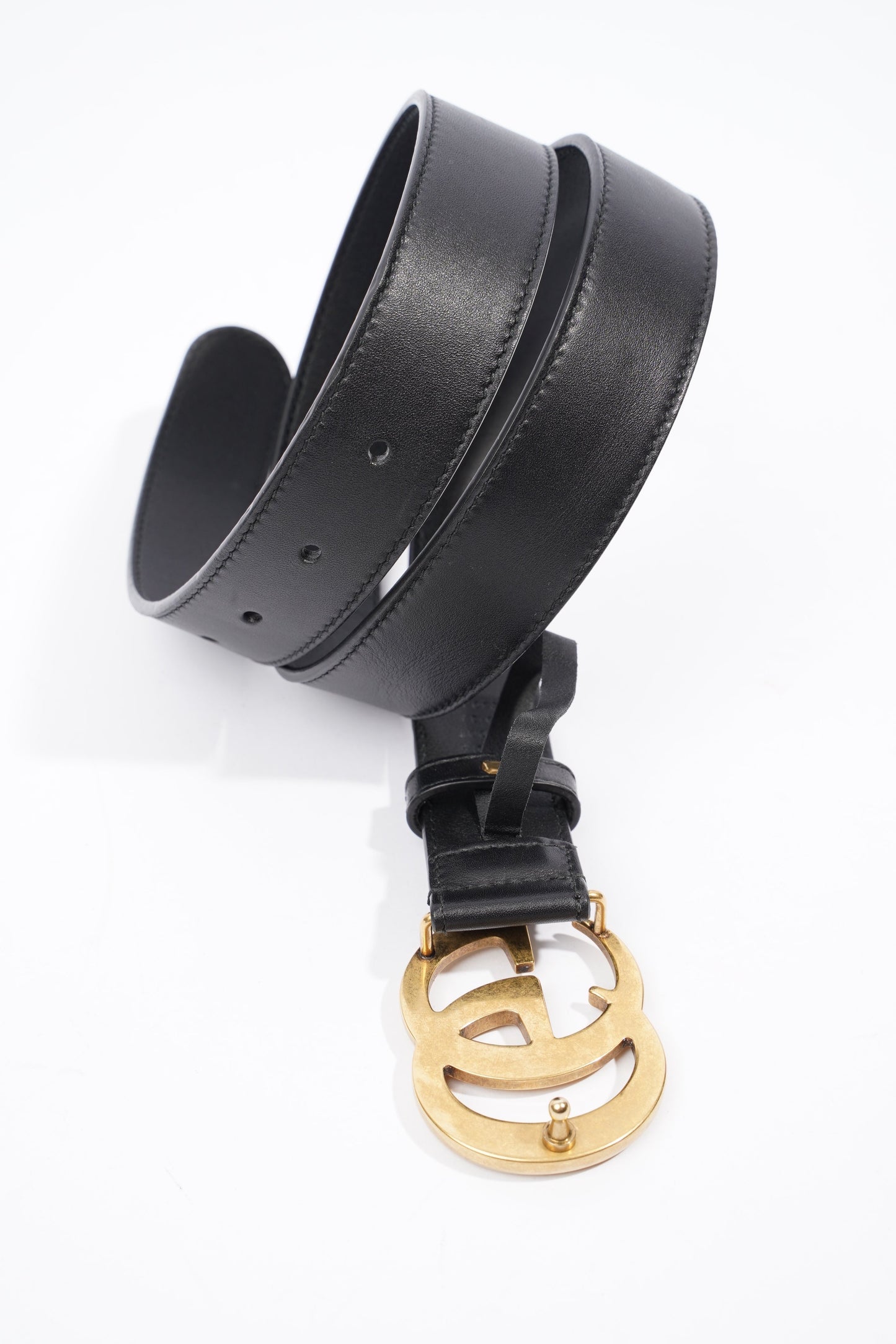Gucci Marmont Belt Black Leather 80cm 32"