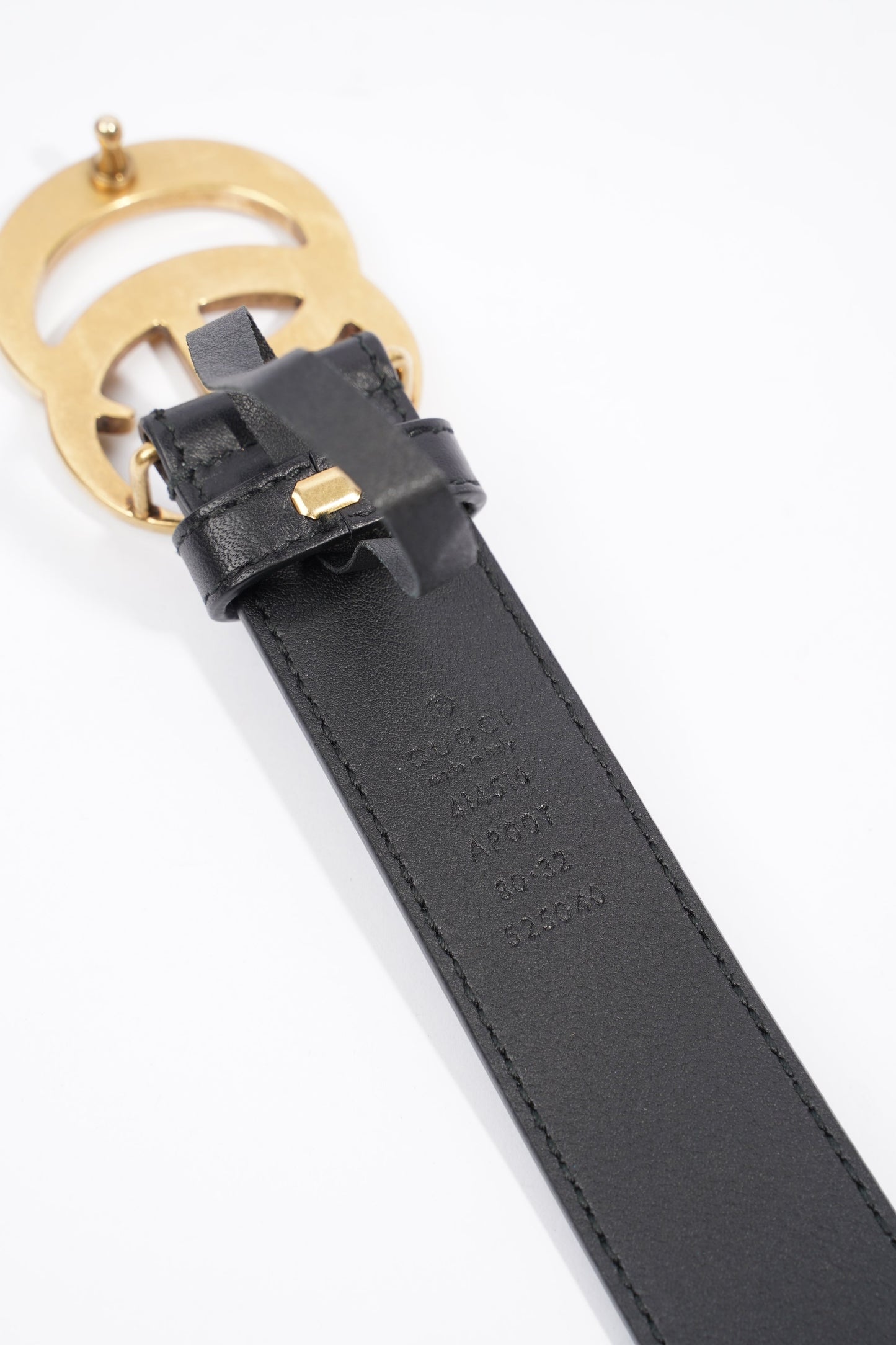 Gucci Marmont Belt Black Leather 80cm 32"