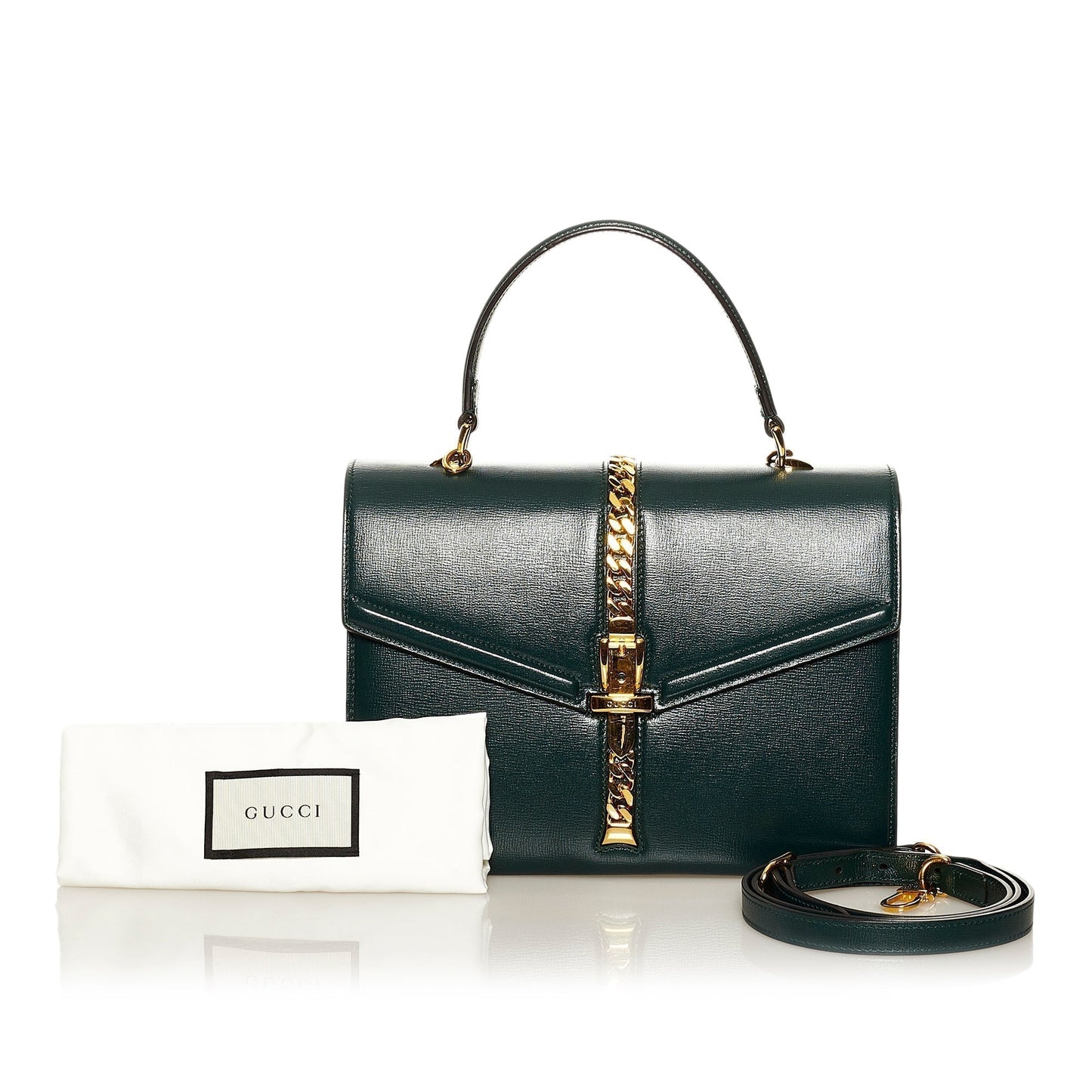 Gucci Sylvie 1969 Leather Satchel