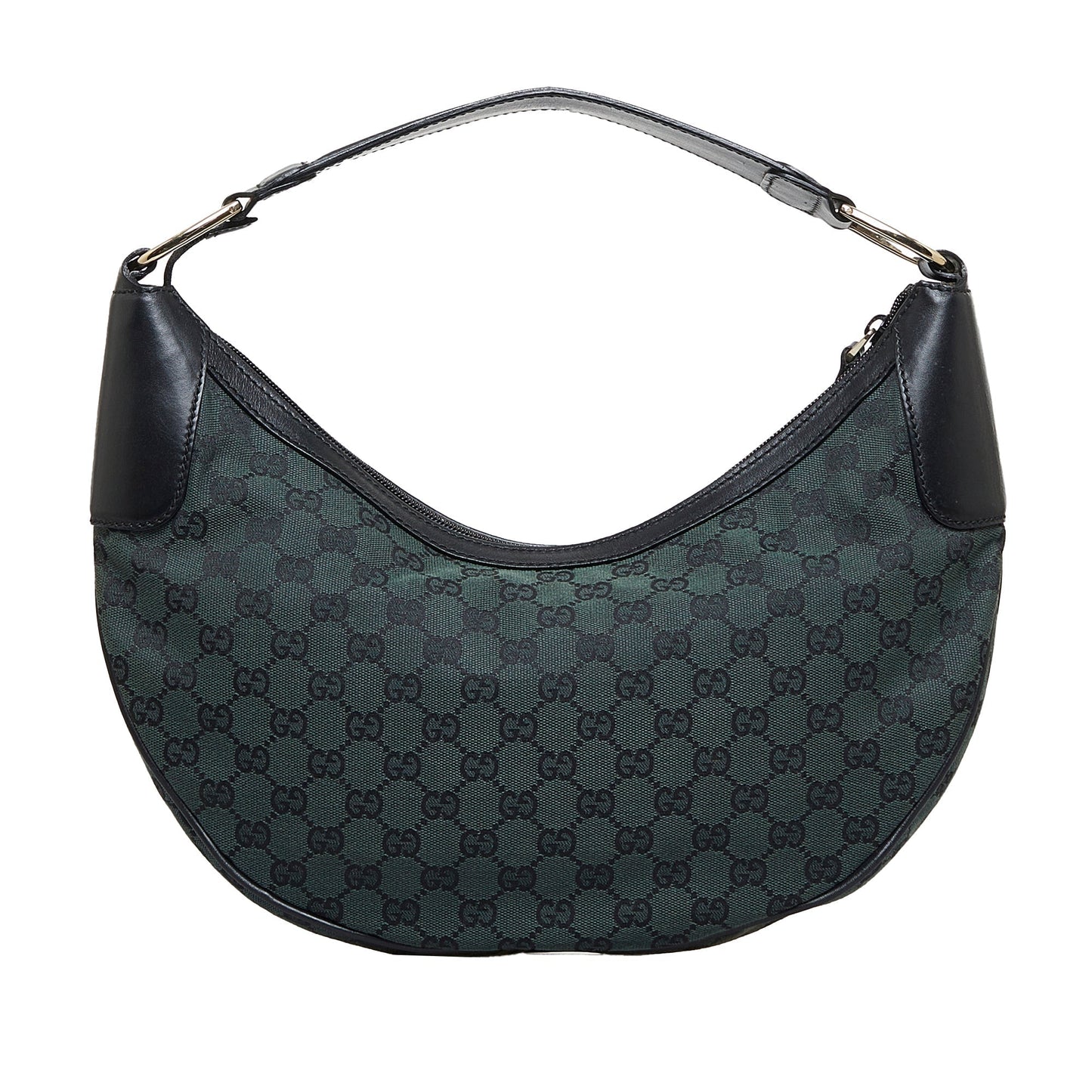 Gucci Half Moon Hobo Green GG Canvas