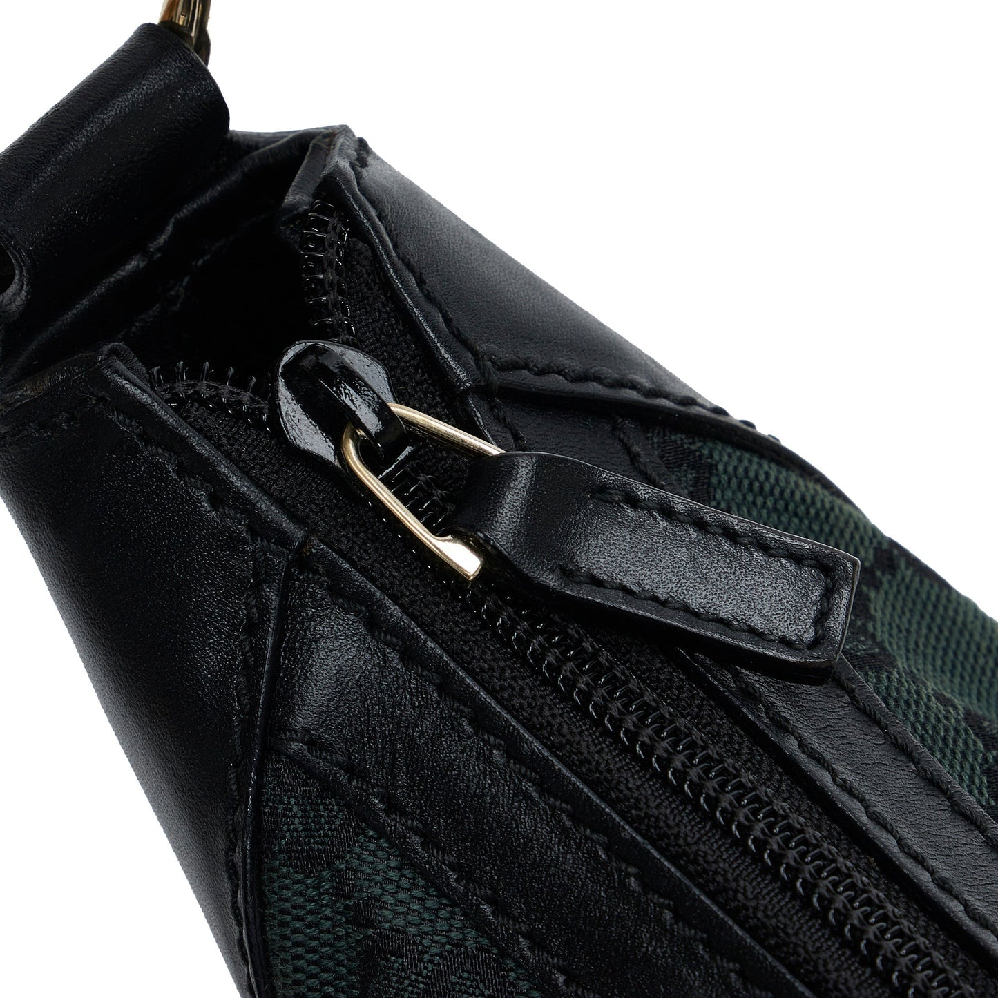 Gucci Half Moon Hobo Green GG Canvas