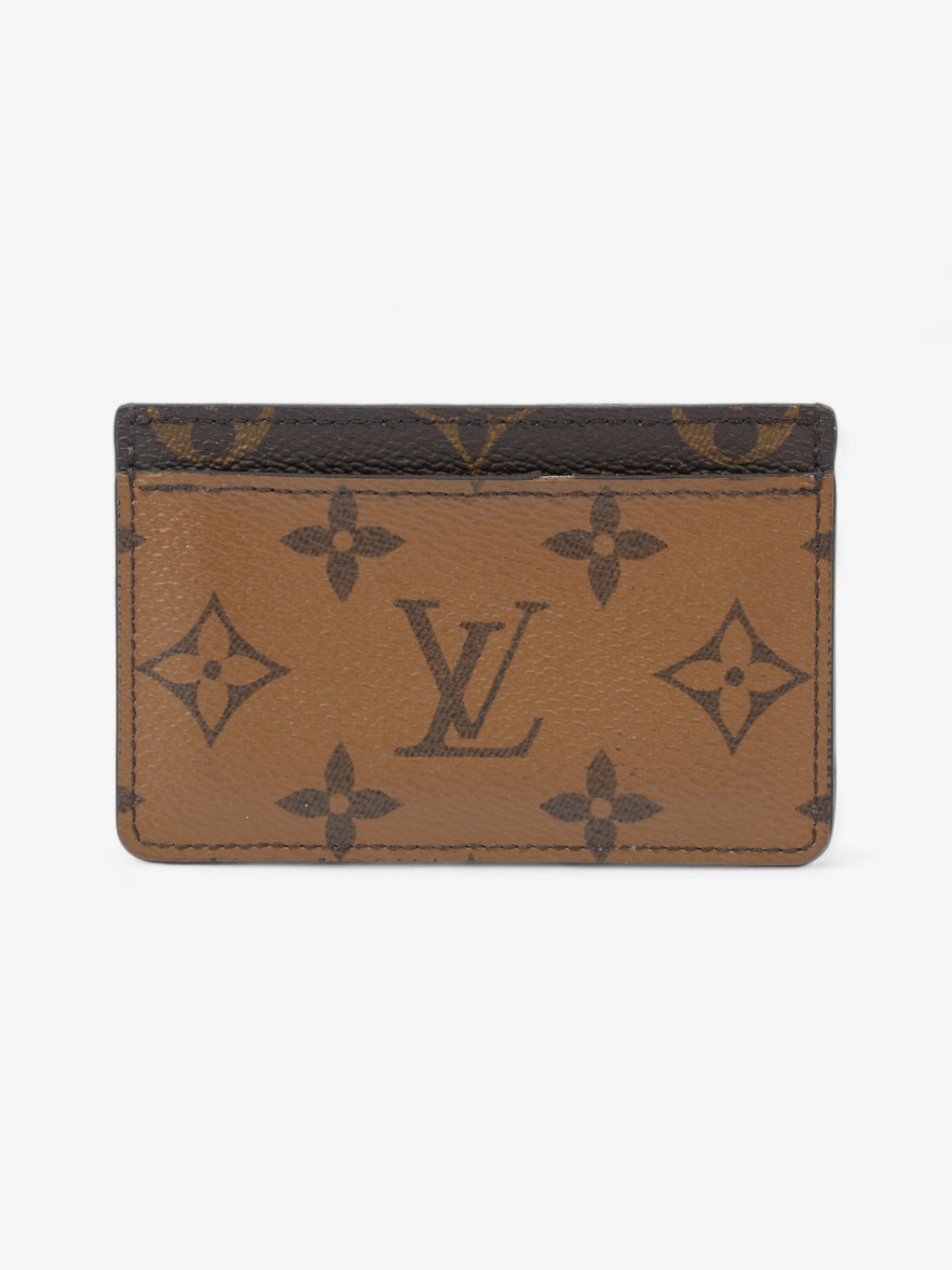 Louis Vuitton Card Holder Reverse Monogram Coated Canvas