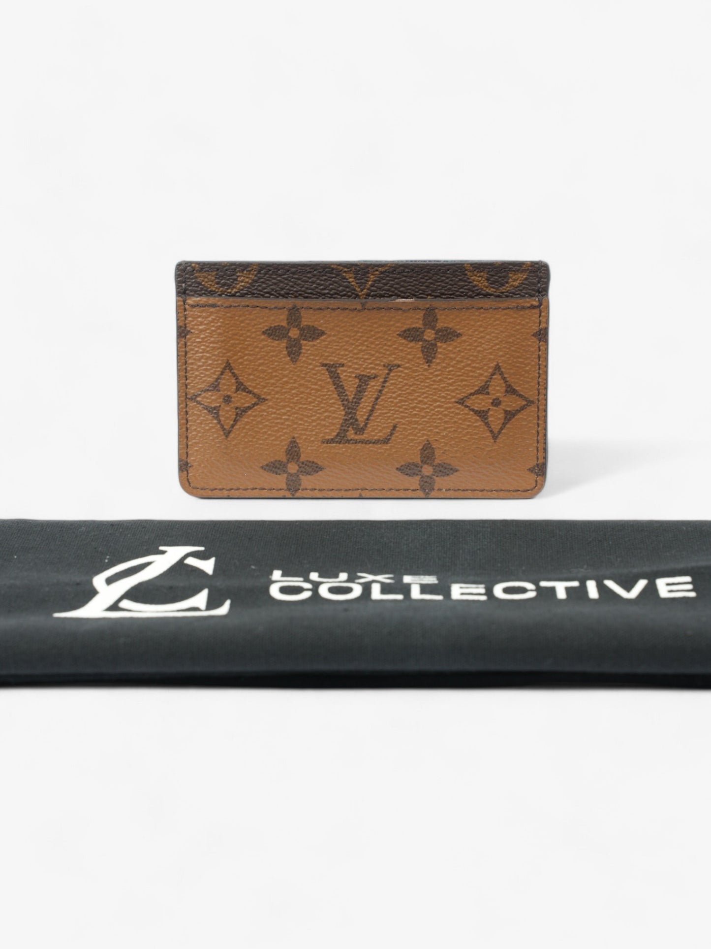 Louis Vuitton Card Holder Reverse Monogram Coated Canvas