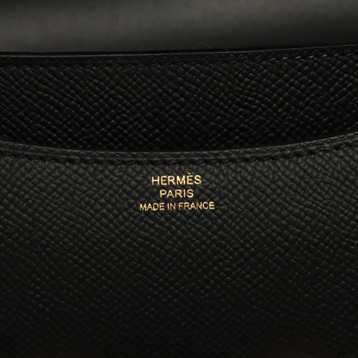 Hermes Constance 18 Mirror Epsom Black Stamp U (2022)