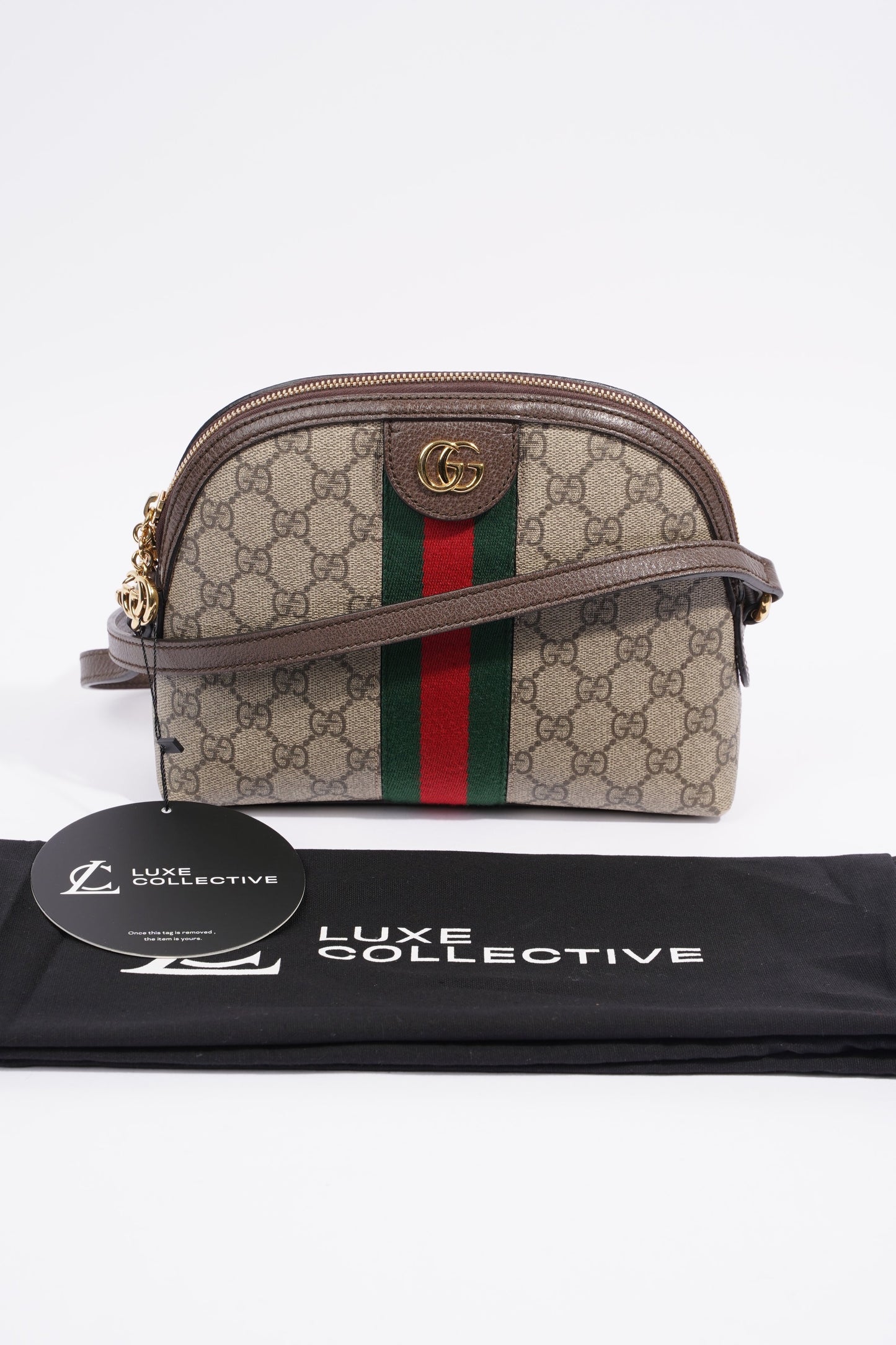 Gucci Ophidia GG Shoulder Bag Supreme Coated Canvas