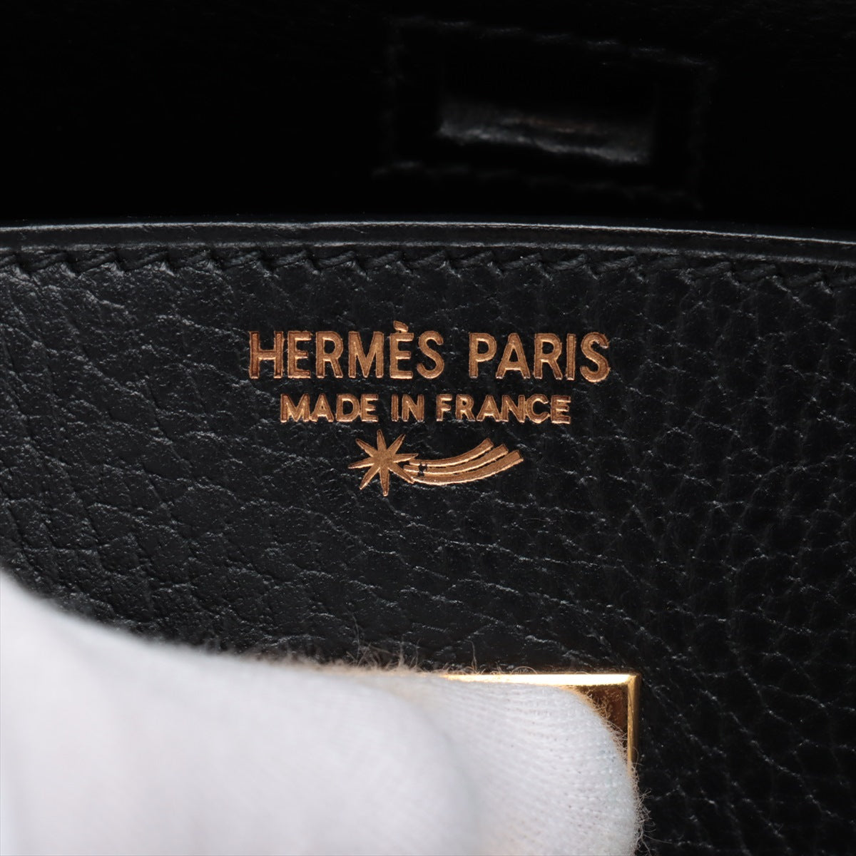 ITEM 39 - Hermes Birkin 35 Ardennes - Shooting Star B Square Stamp