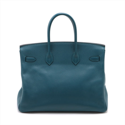 Hermes Birkin 35 Blue de Galice Epsom - Q Square