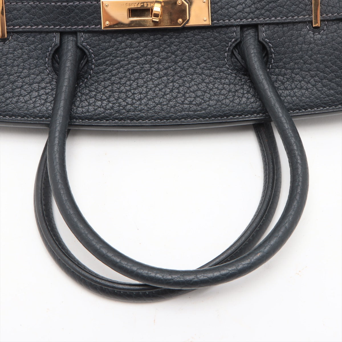 Hermes Birkin 30 Fjord Blue Indigo- H Square