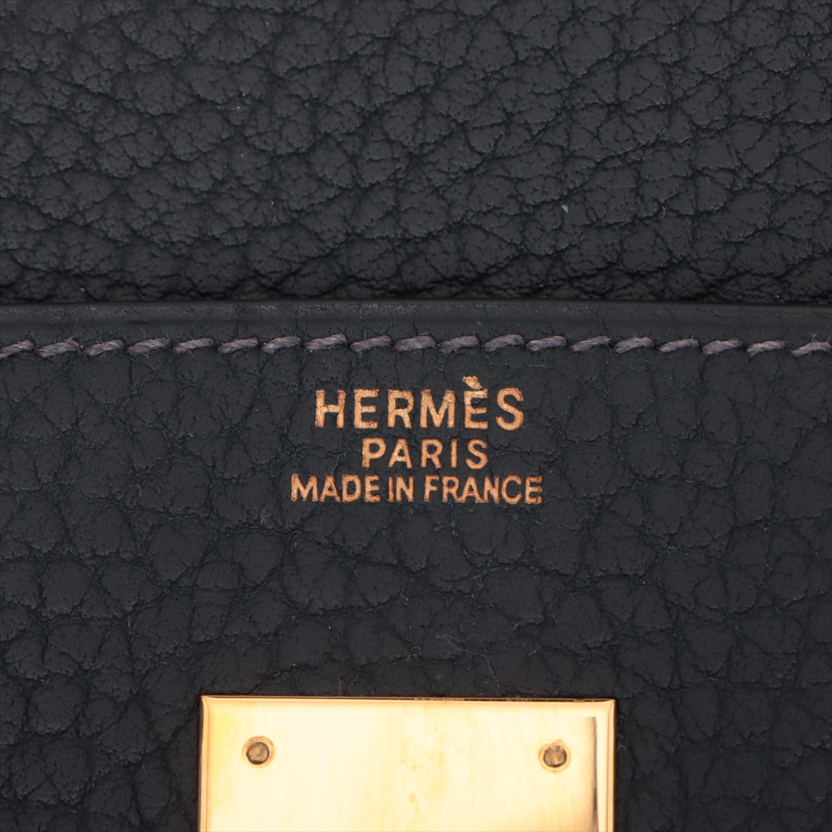 Hermes Birkin 30 Fjord Blue Indigo- H Square