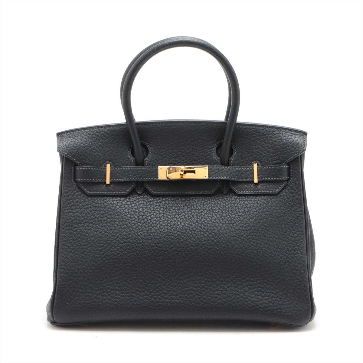 Hermes Birkin 30 Fjord Blue Indigo- H Square