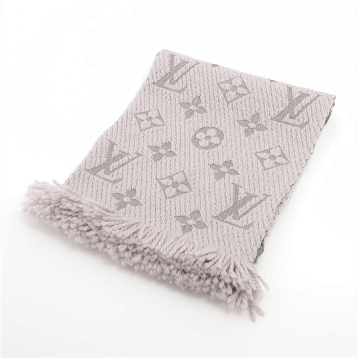 Louis Vuitton Grey Logomania Scarf