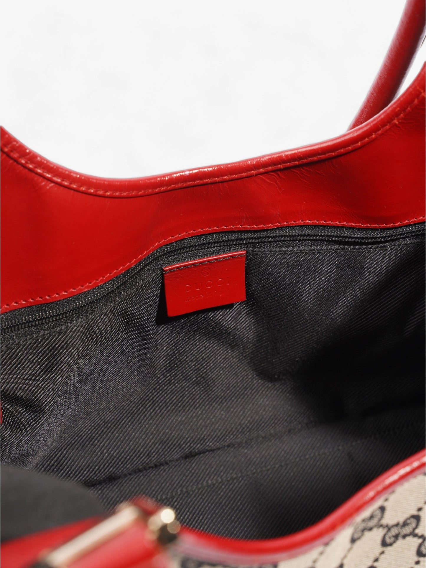 Gucci Jackie GG Supreme / Red Canvas