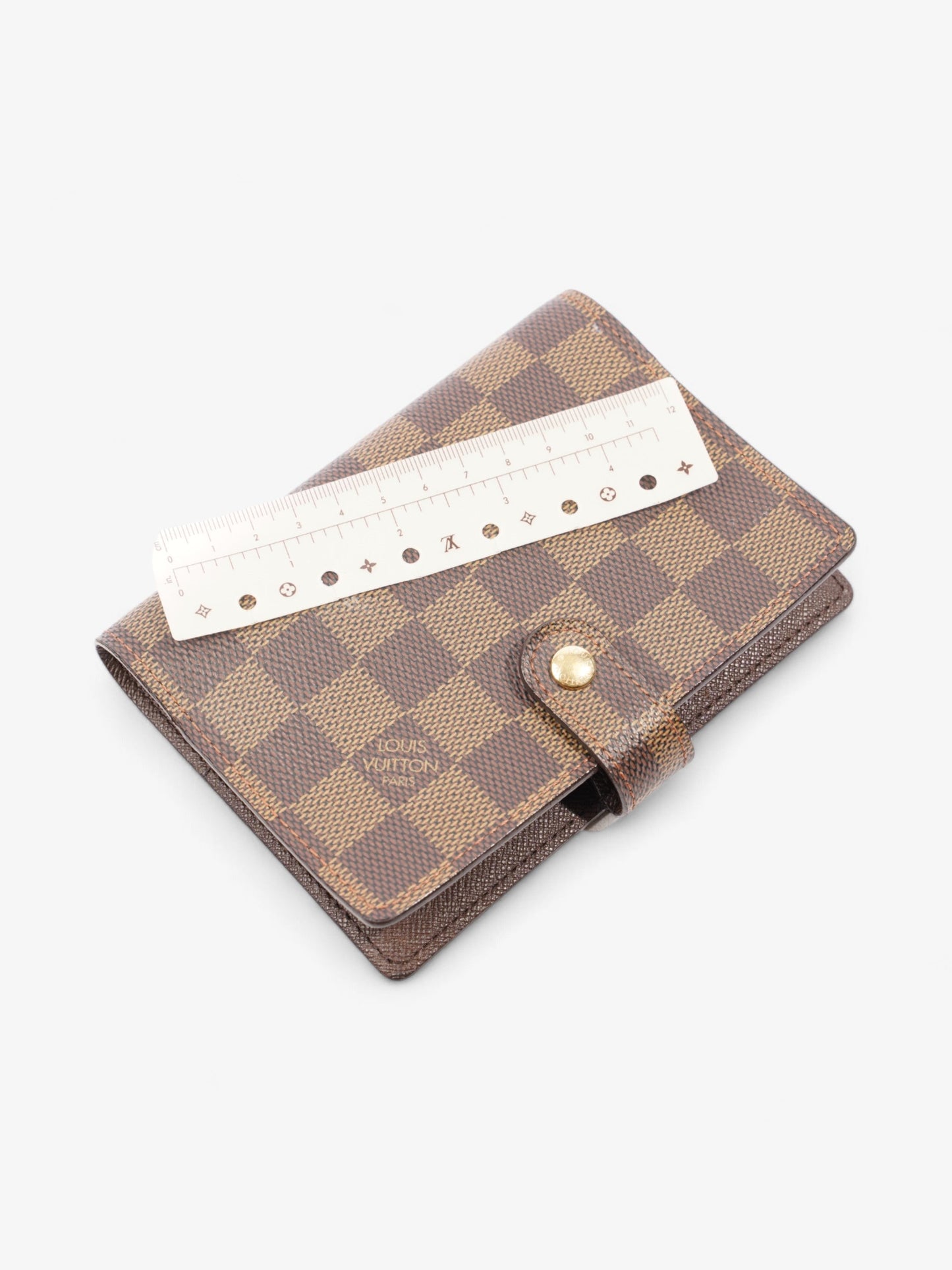 Louis Vuitton Agenda Cover Damier Ebene Coated Canvas