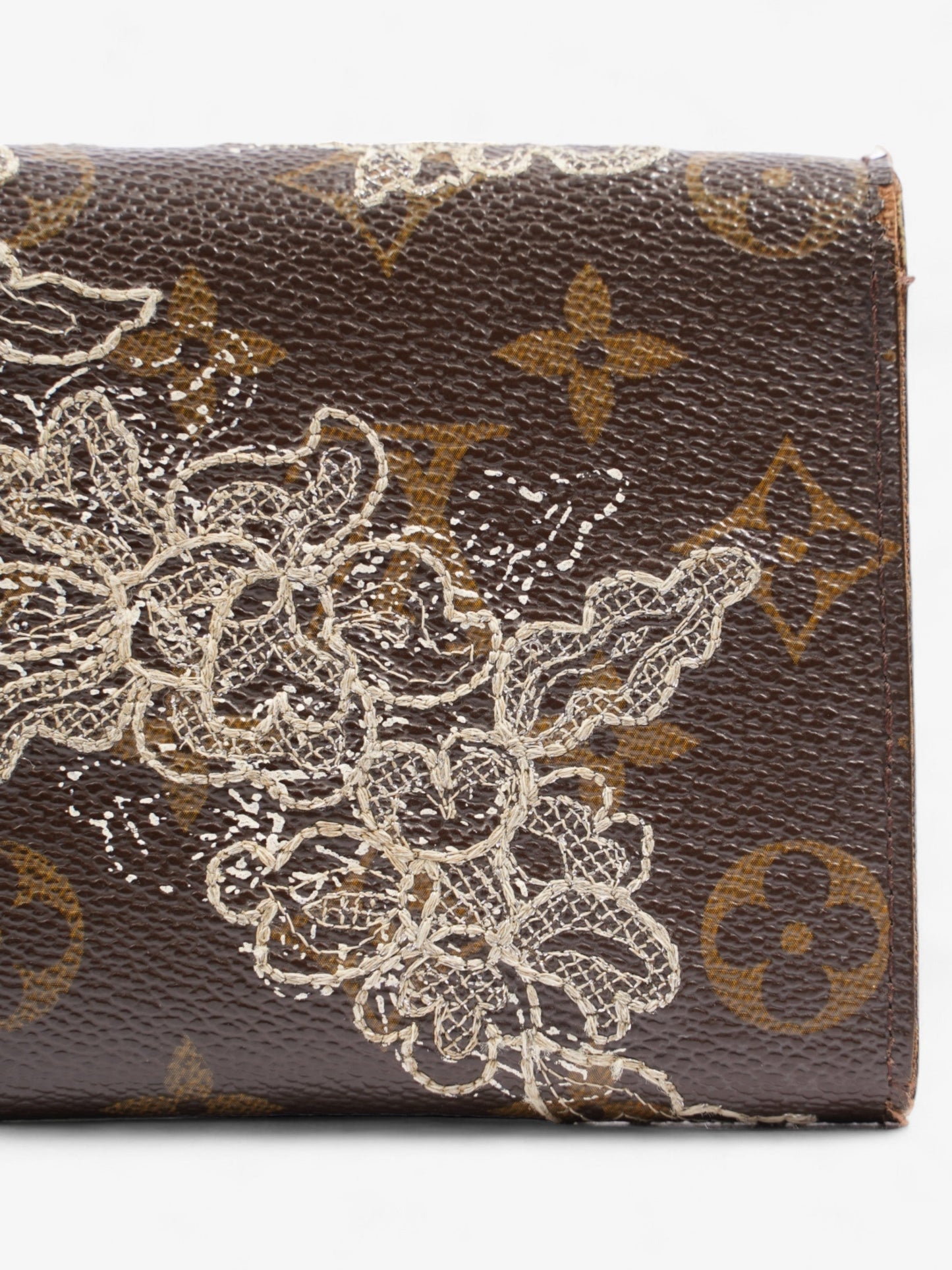 Louis Vuitton Dentelle Sarah Wallet Monogram Coated Canvas