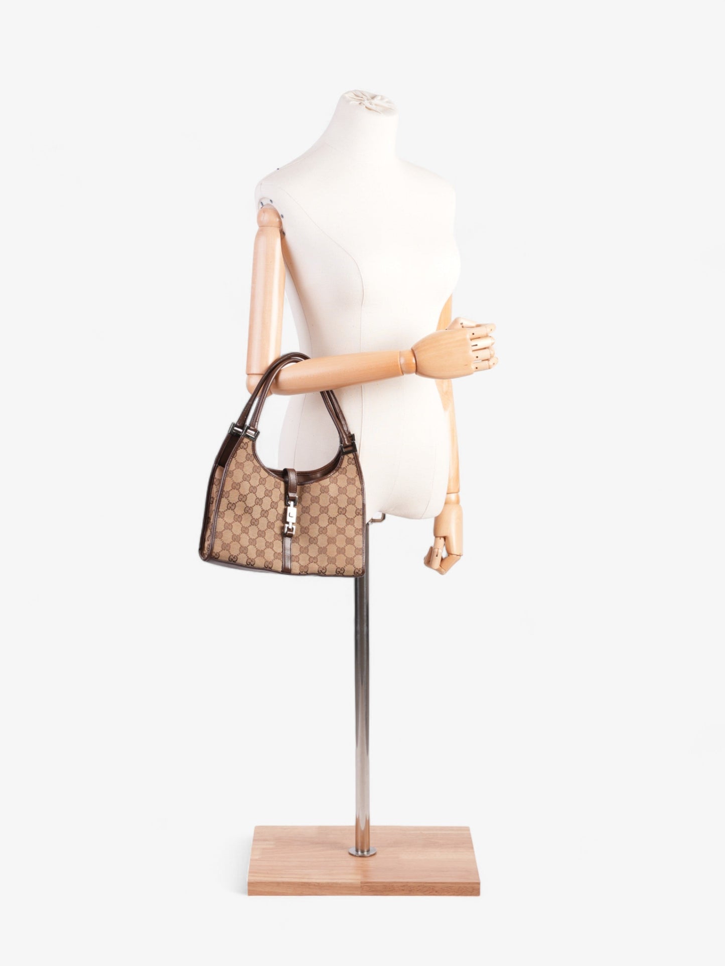 Gucci Jackie Beige / Brown Canvas