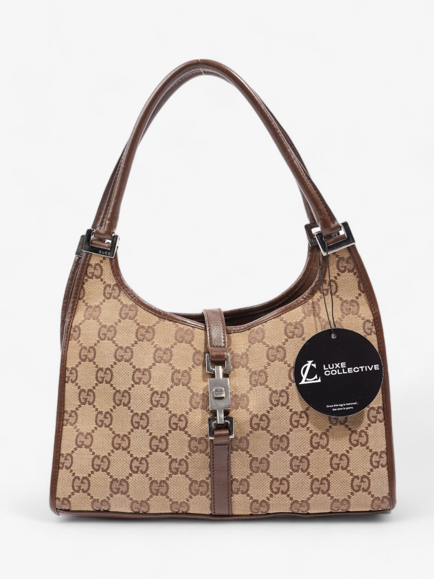 Gucci Jackie Beige / Brown Canvas