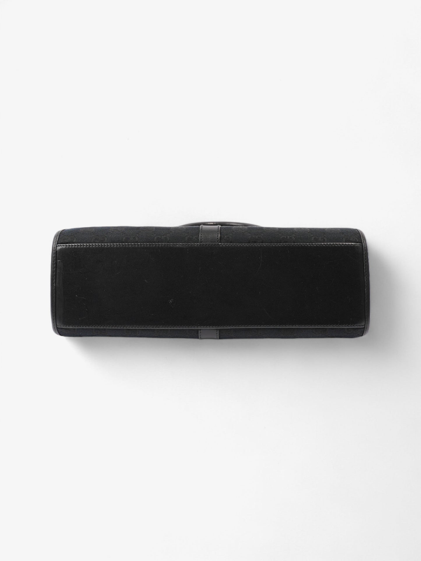 Gucci Jackie Black Guccissima Canvas