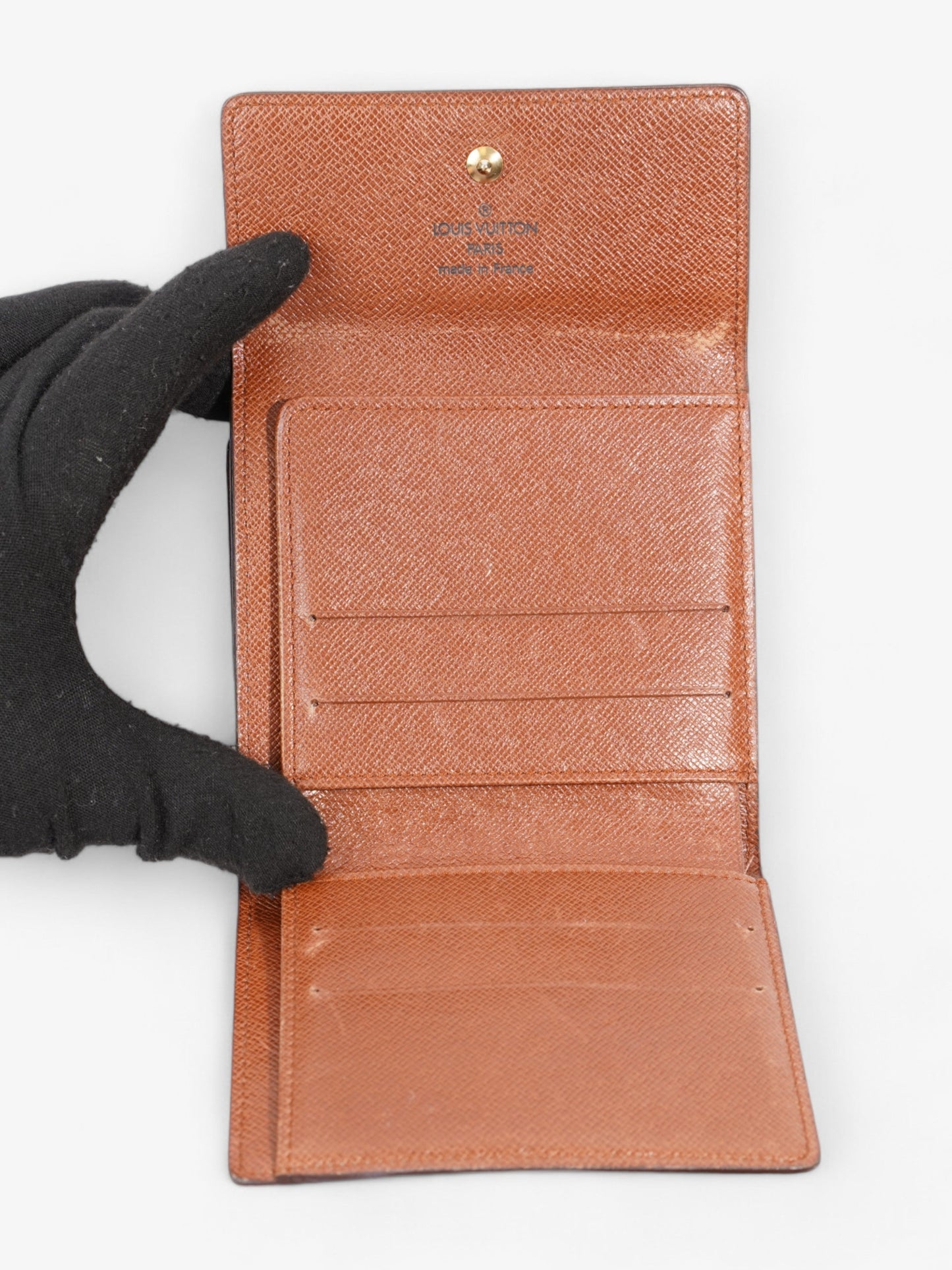 Louis Vuitton Compact Wallet Monogram Coated Canvas