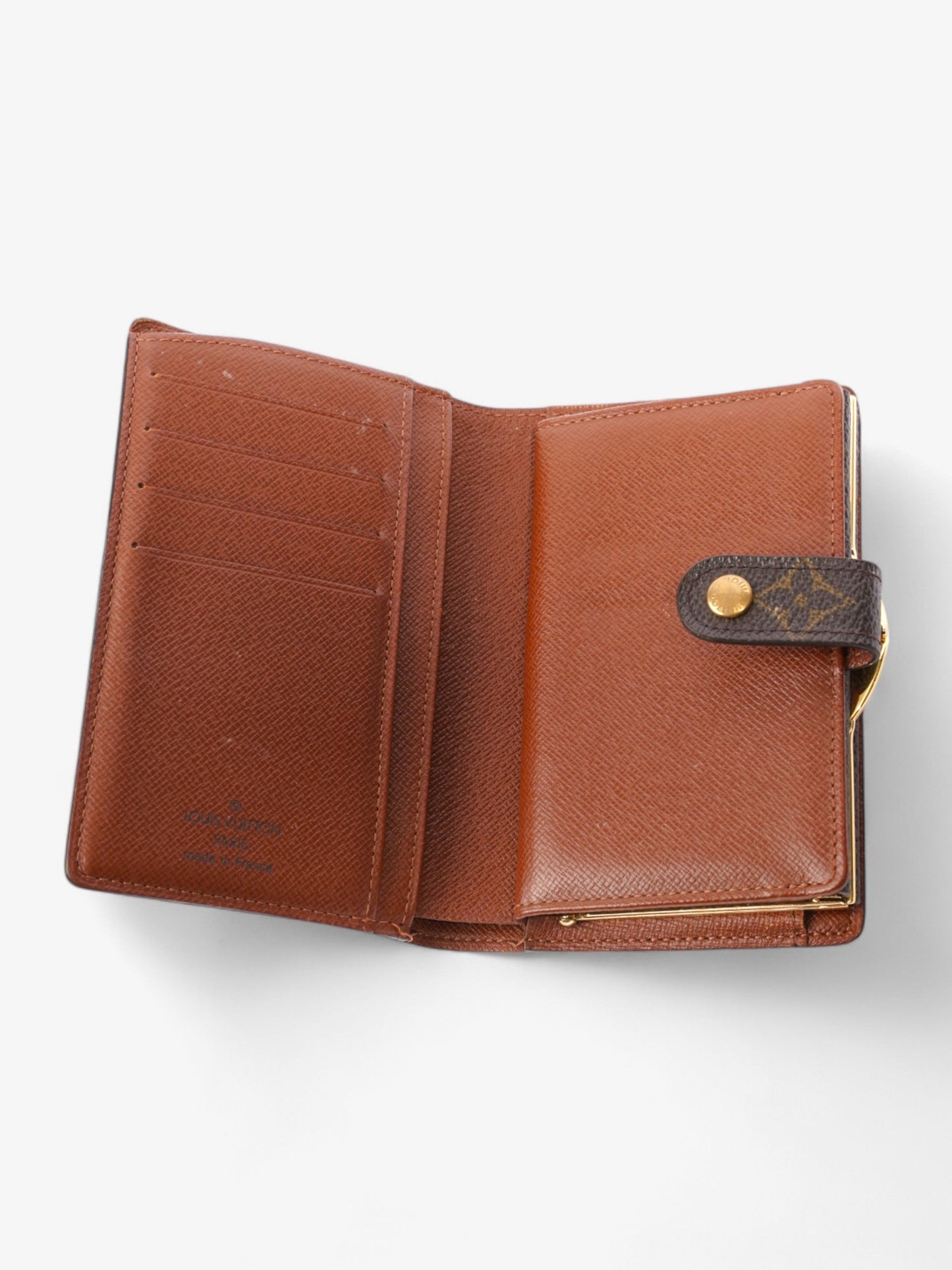 Louis Vuitton Compact Wallet Monogram Coated Canvas