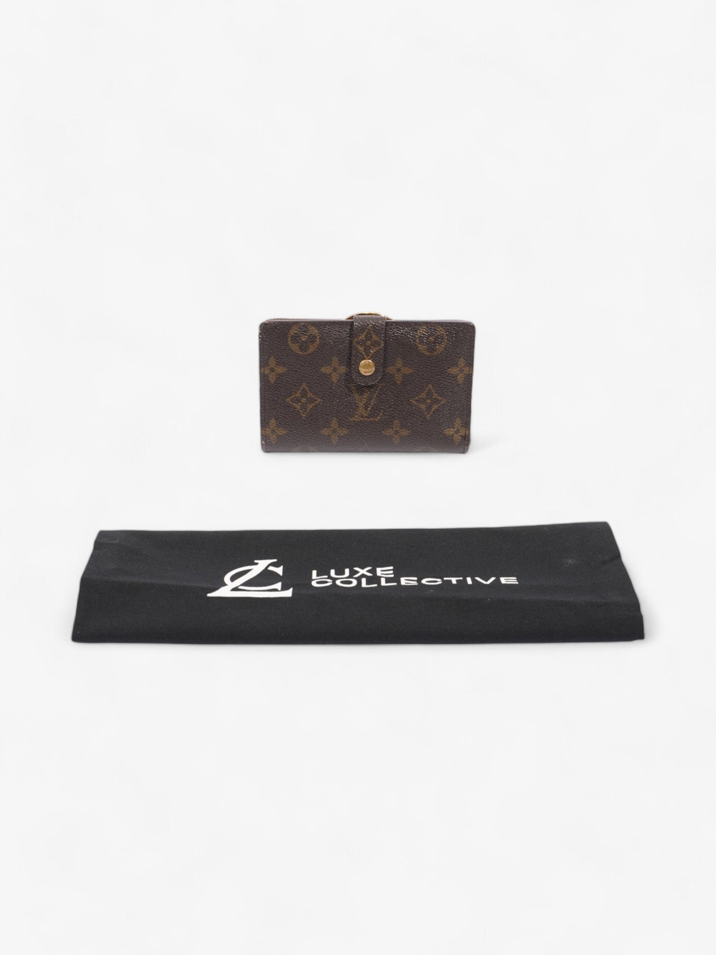 Louis Vuitton Compact Wallet Monogram Coated Canvas