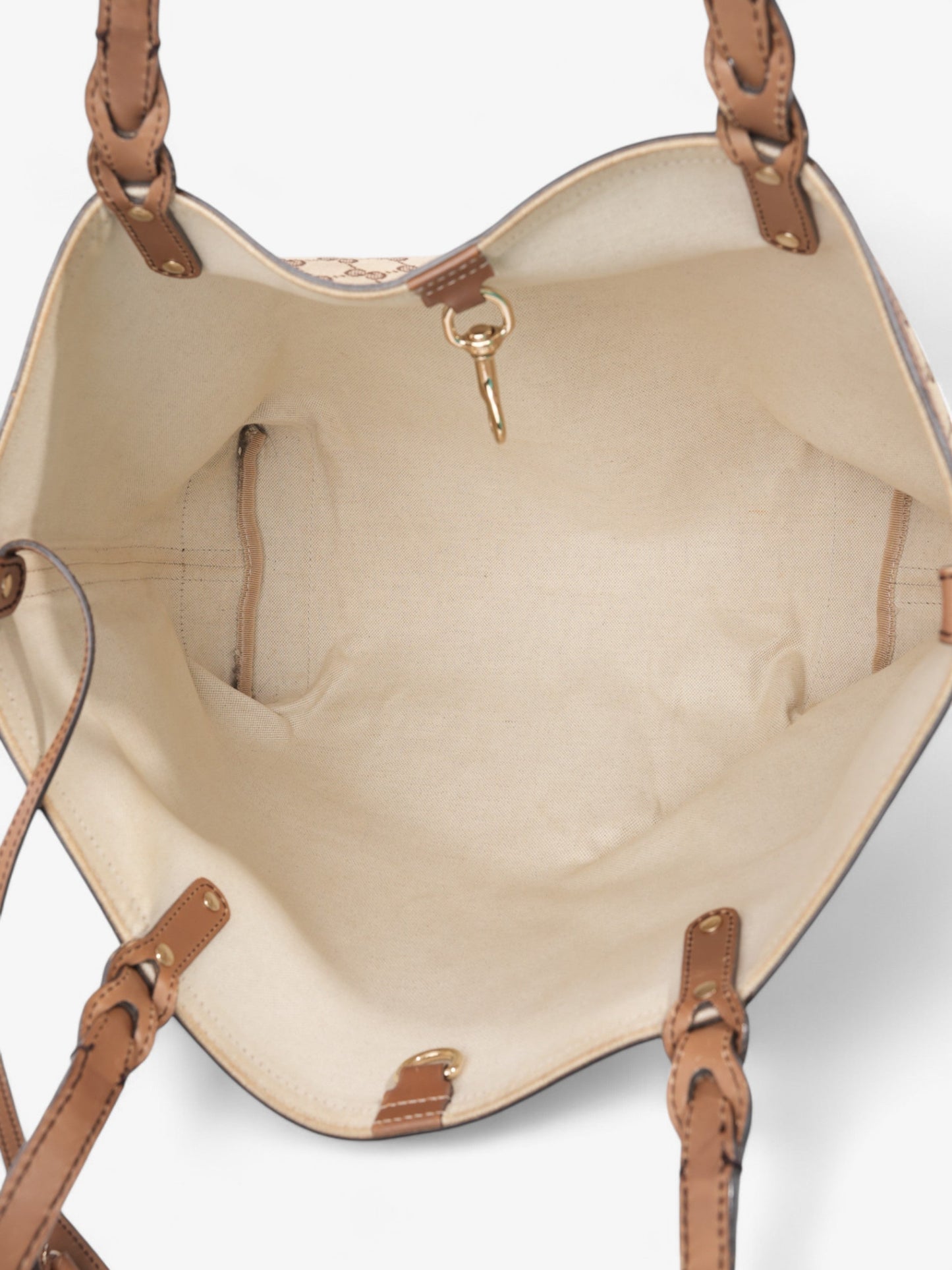 Gucci Tote Beige / Brown Canvas