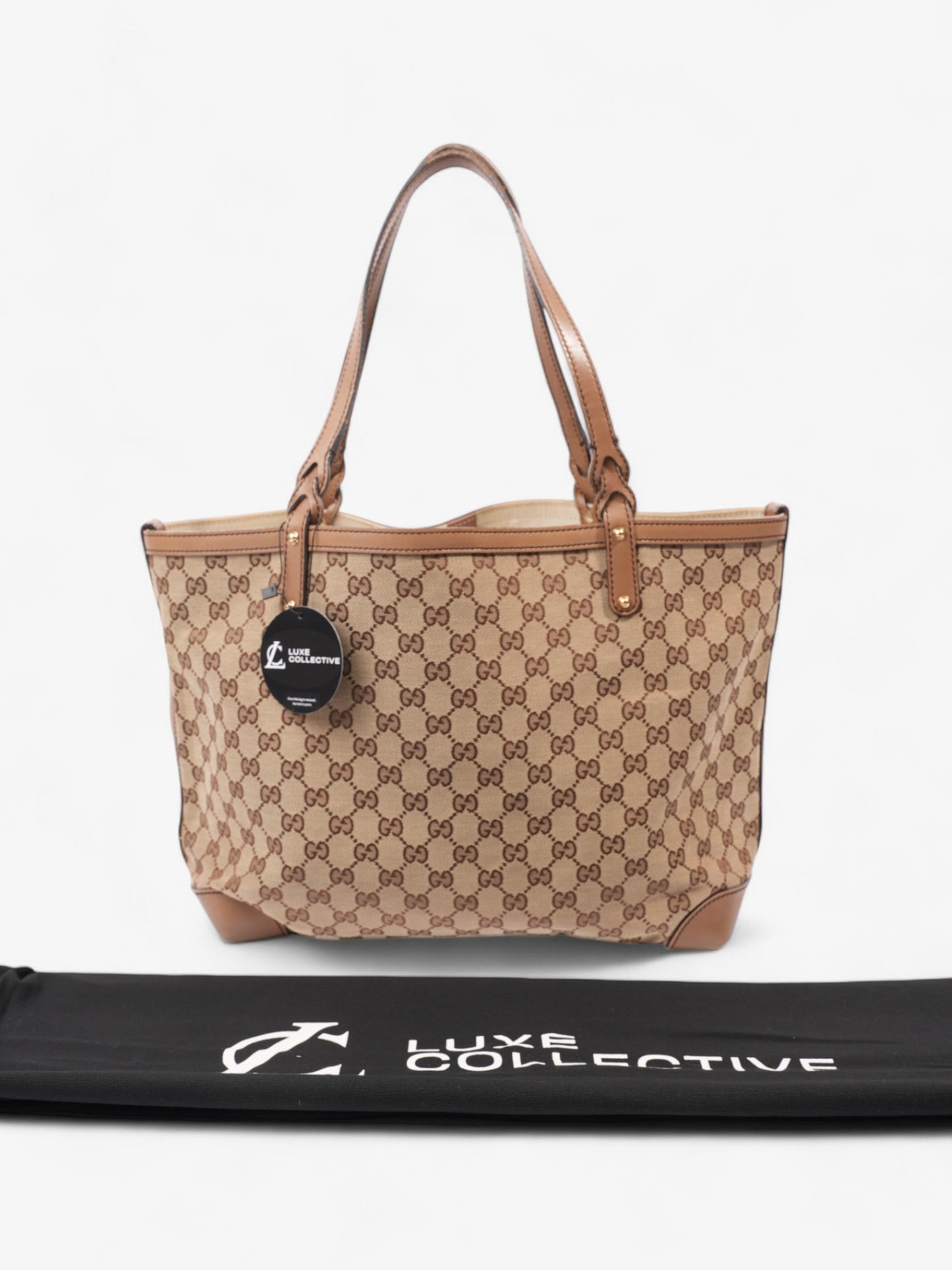 Gucci Tote Beige / Brown Canvas