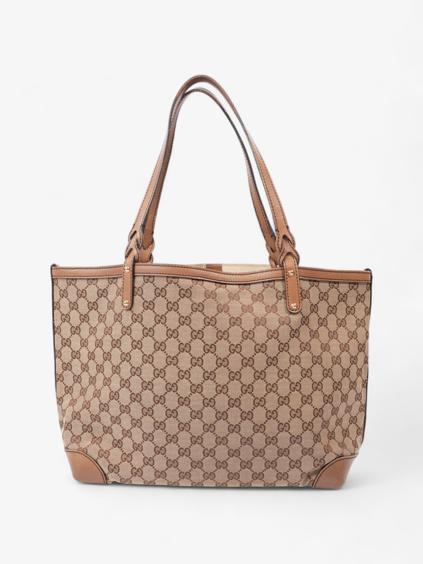 Gucci Tote Beige / Brown Canvas
