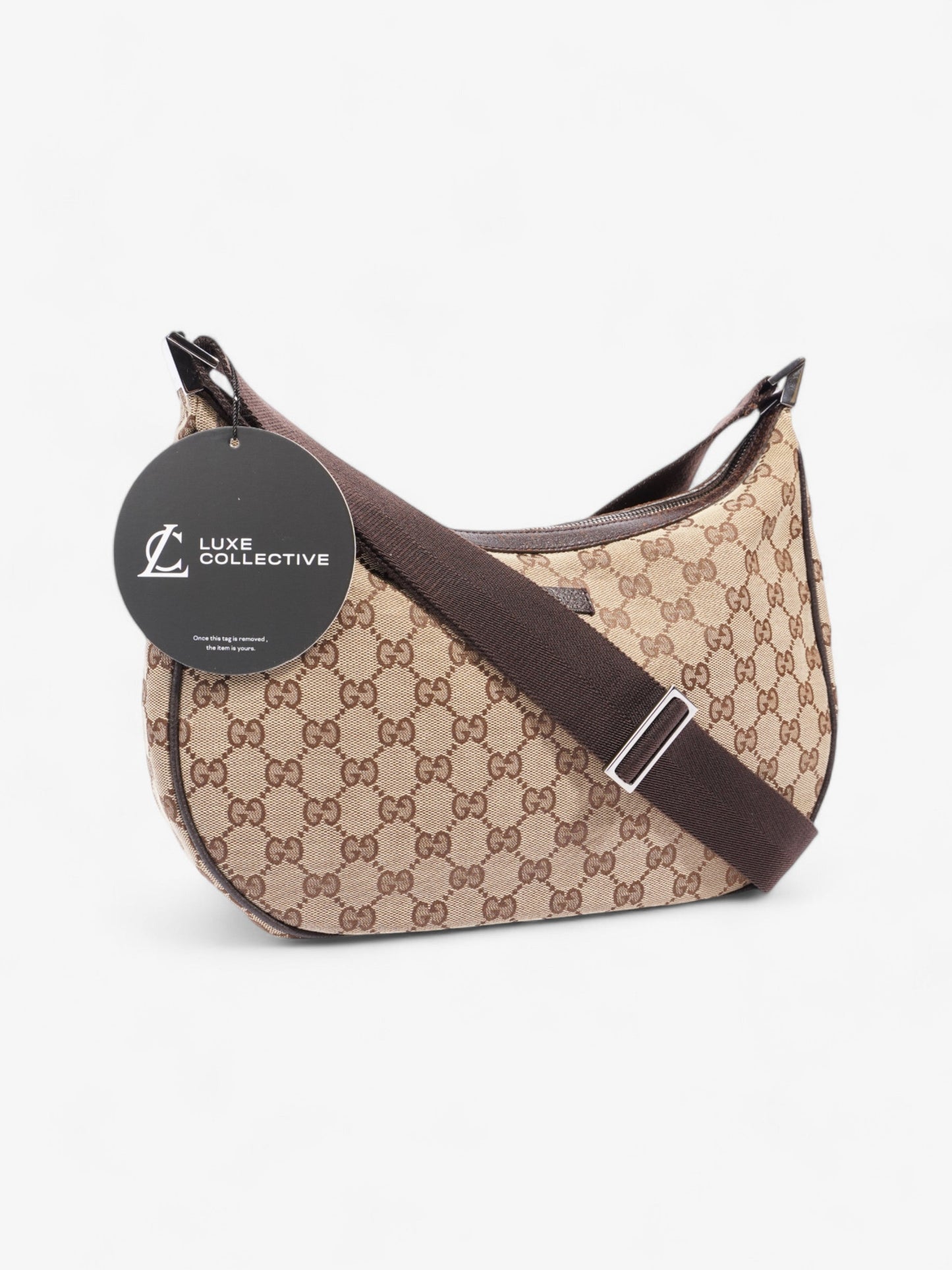 Gucci GG Canvas Shoulder Bag Beige / Brown Canvas