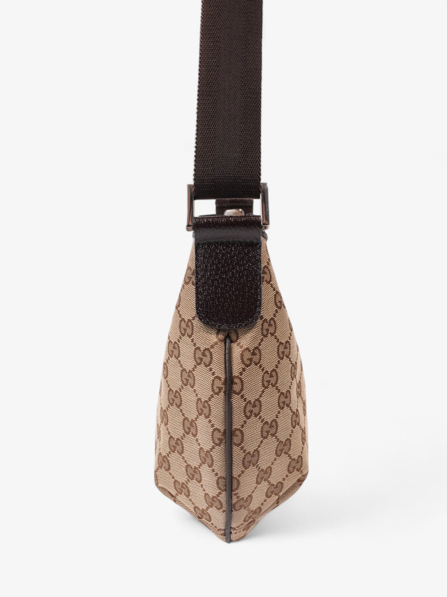 Gucci Shoulder Bag Brown Canvas