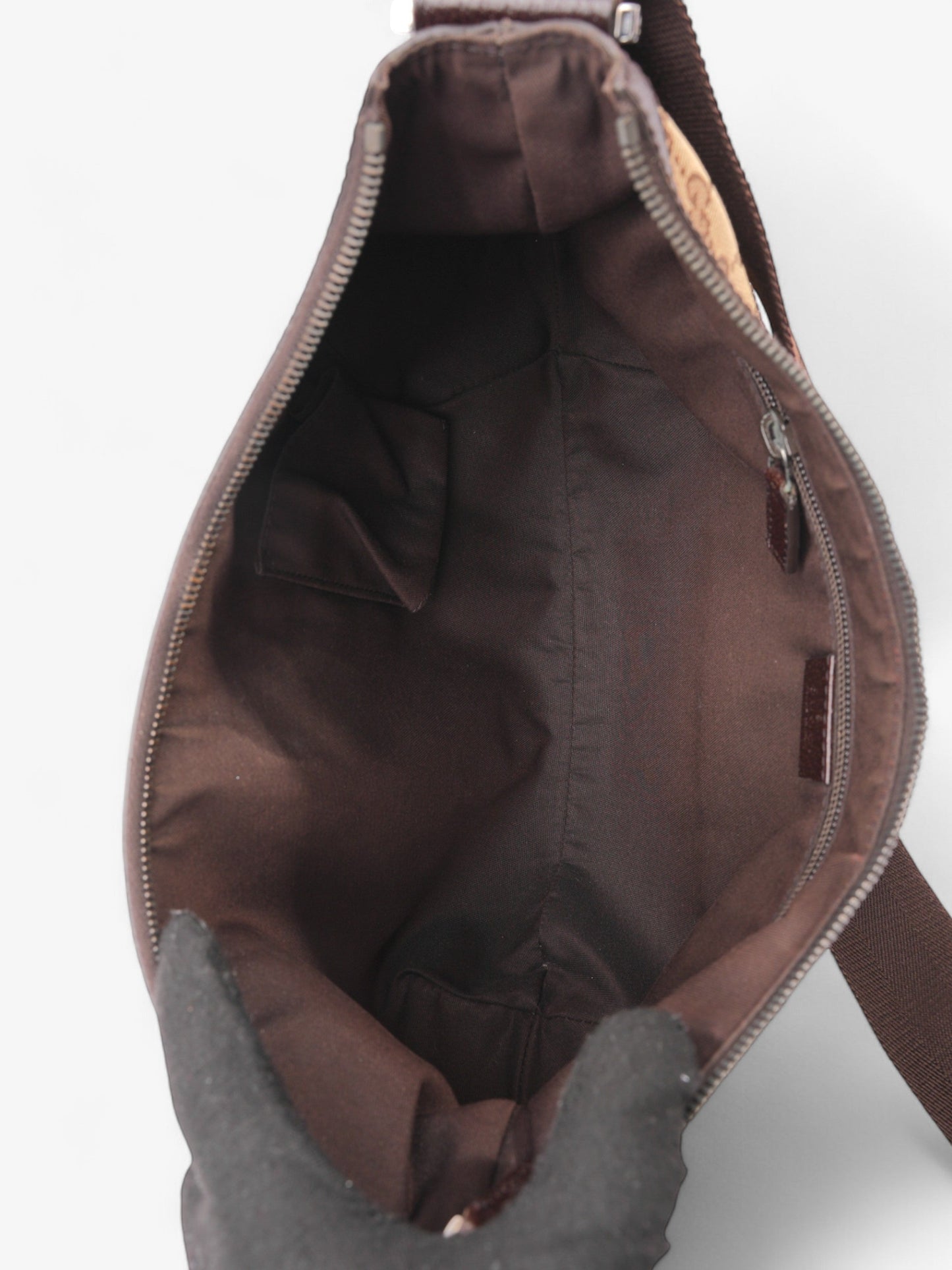 Gucci Shoulder Bag Brown Canvas