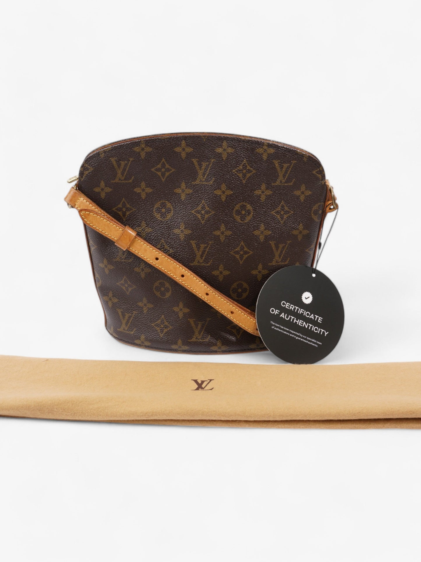 Louis Vuitton Drouot  Monogram Coated Canvas