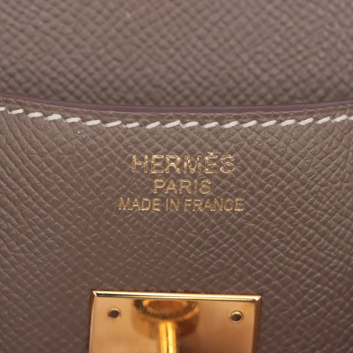 Hermes Birkin 35 Veau Epsom Etoupe - R Square Stamp 2014
