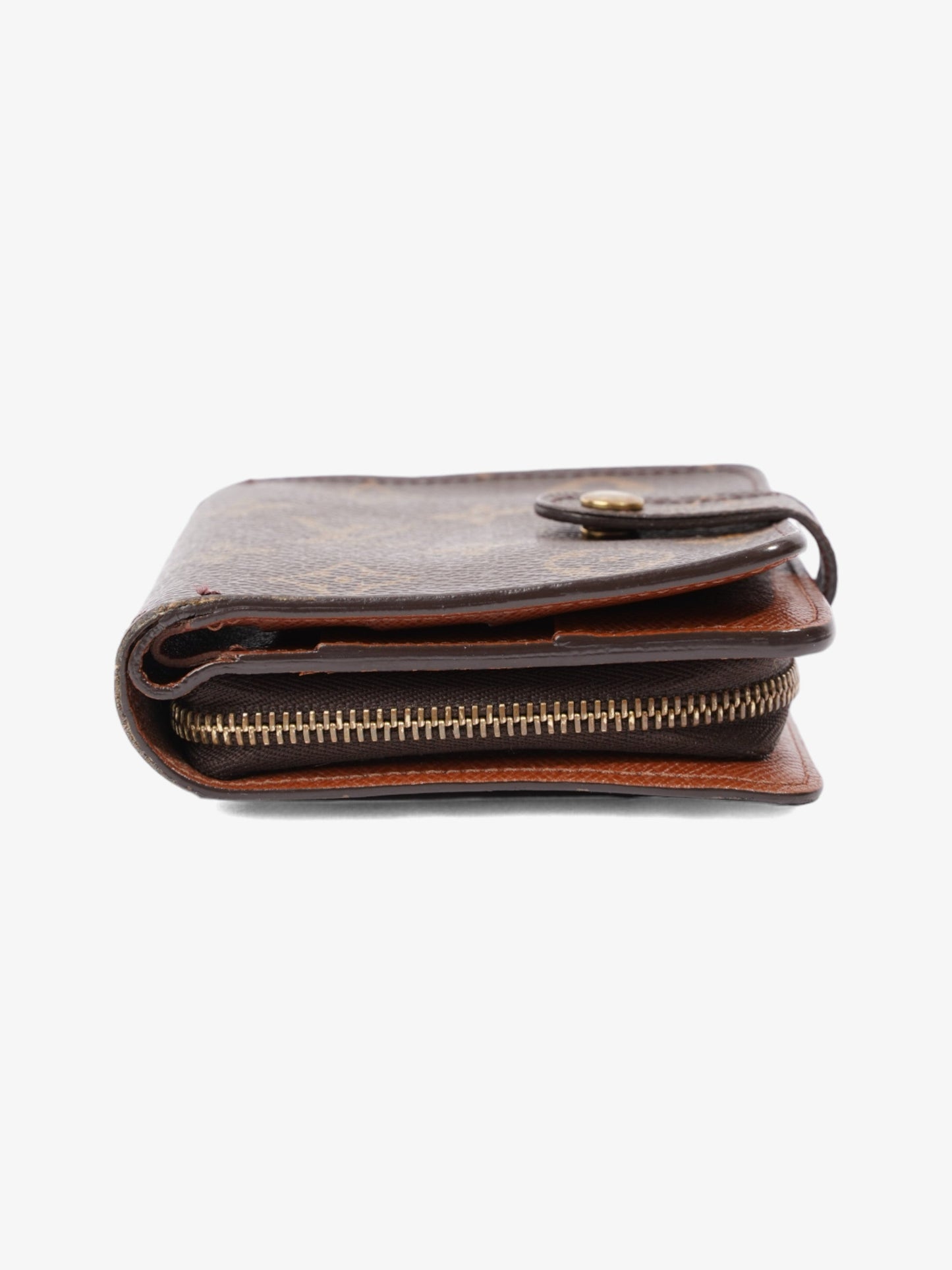 Louis Vuitton Compact Wallet Monogram Coated Canvas