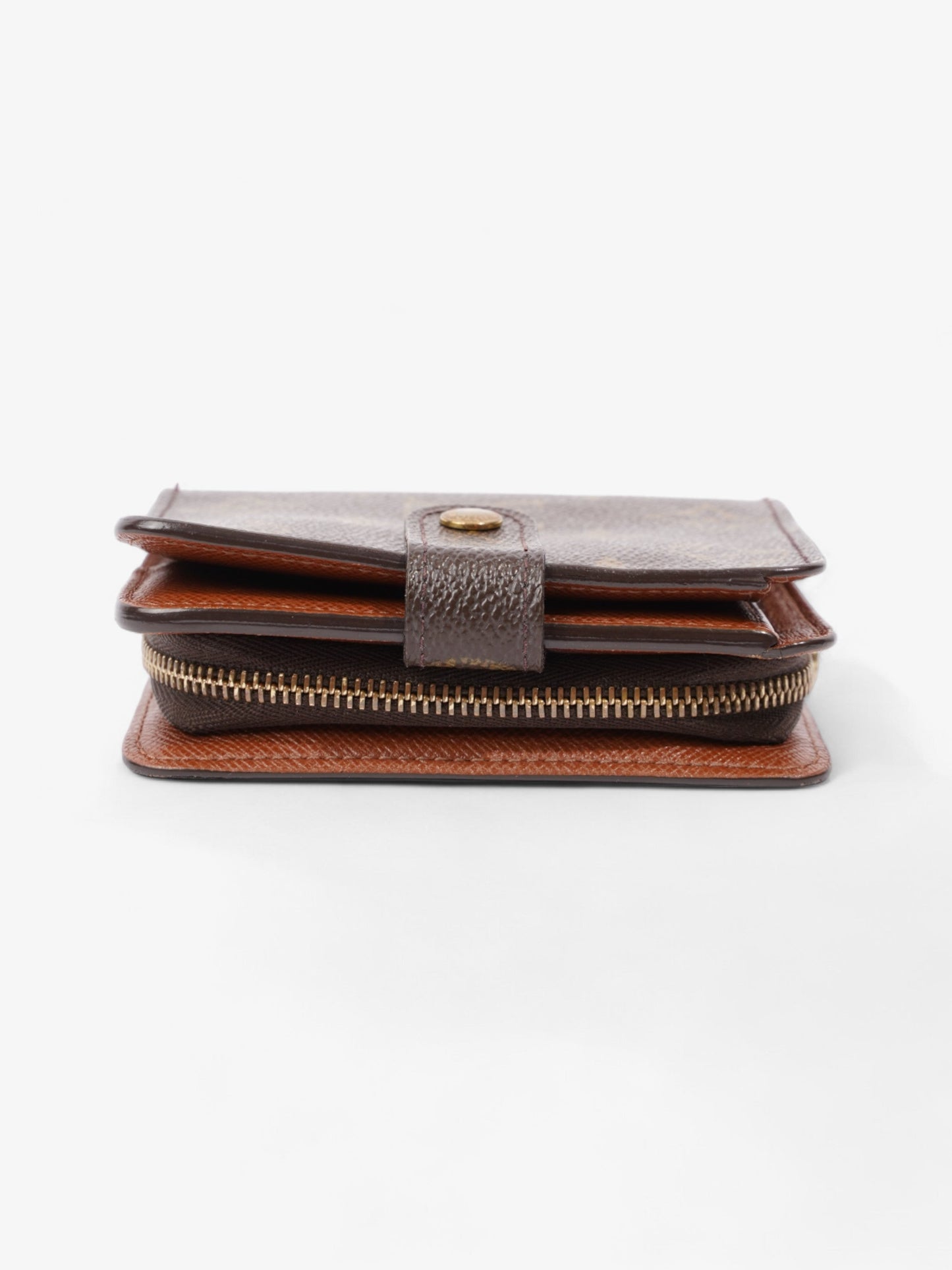 Louis Vuitton Compact Wallet Monogram Coated Canvas