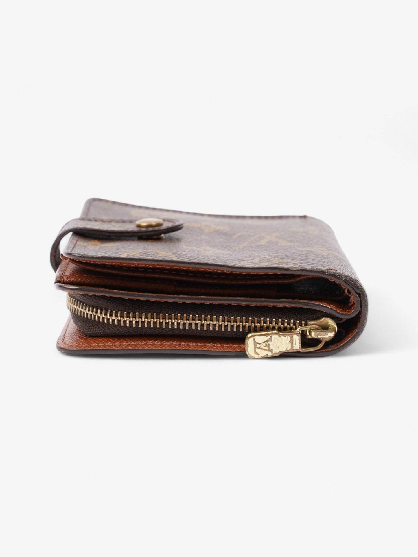 Louis Vuitton Compact Wallet Monogram Coated Canvas