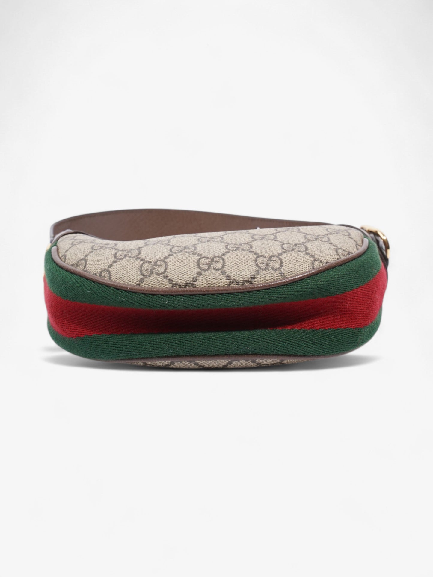Gucci Ophidia GG Supreme / Brown / Green Canvas Mini