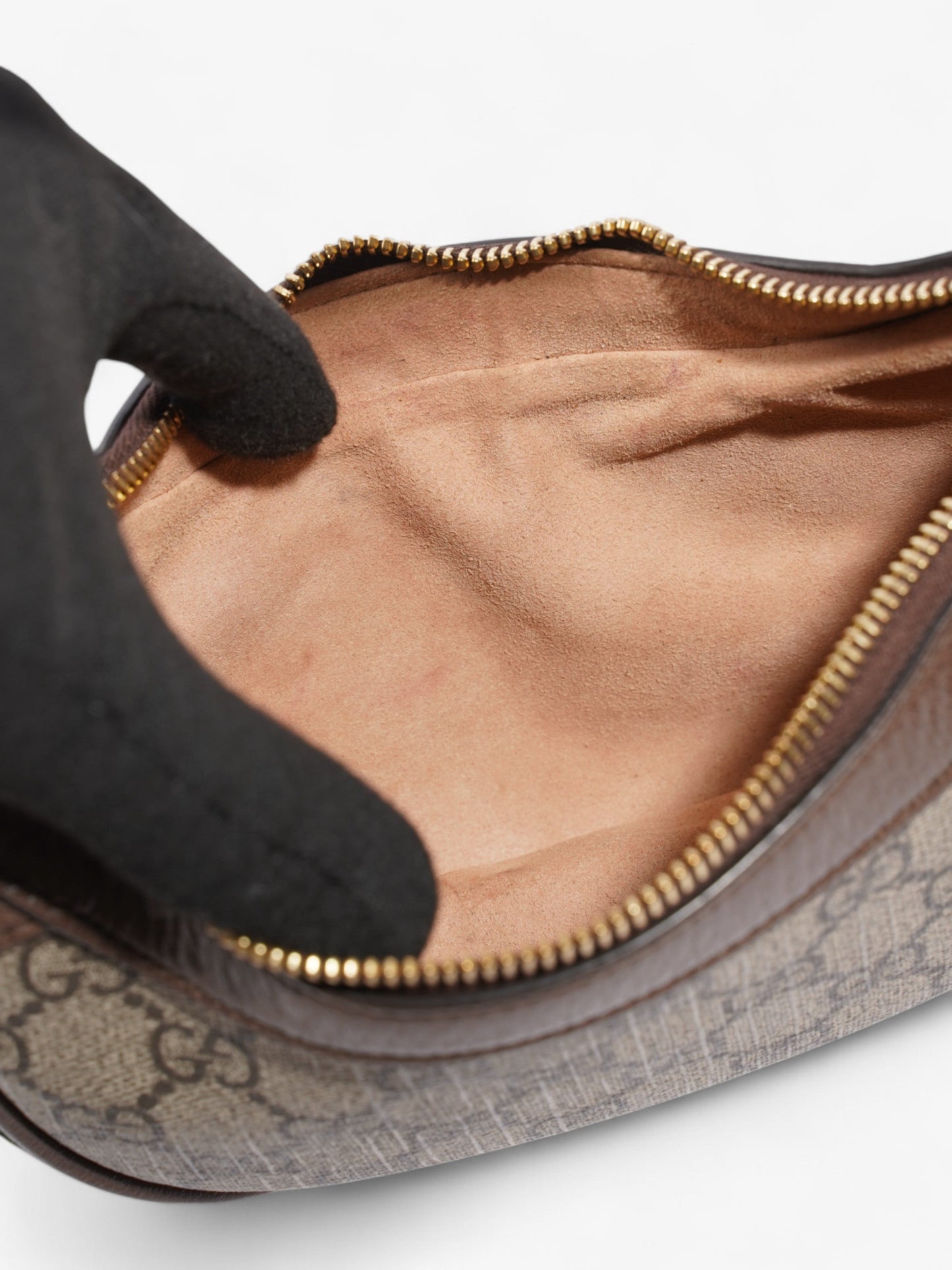 Gucci Ophidia GG Supreme / Brown / Green Canvas Mini