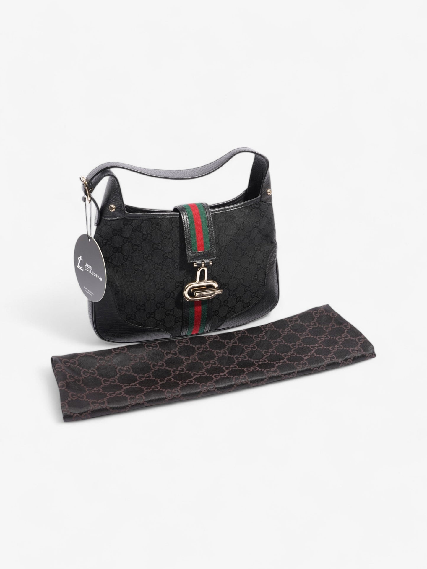 Gucci Vintage Jackie Black Canvas