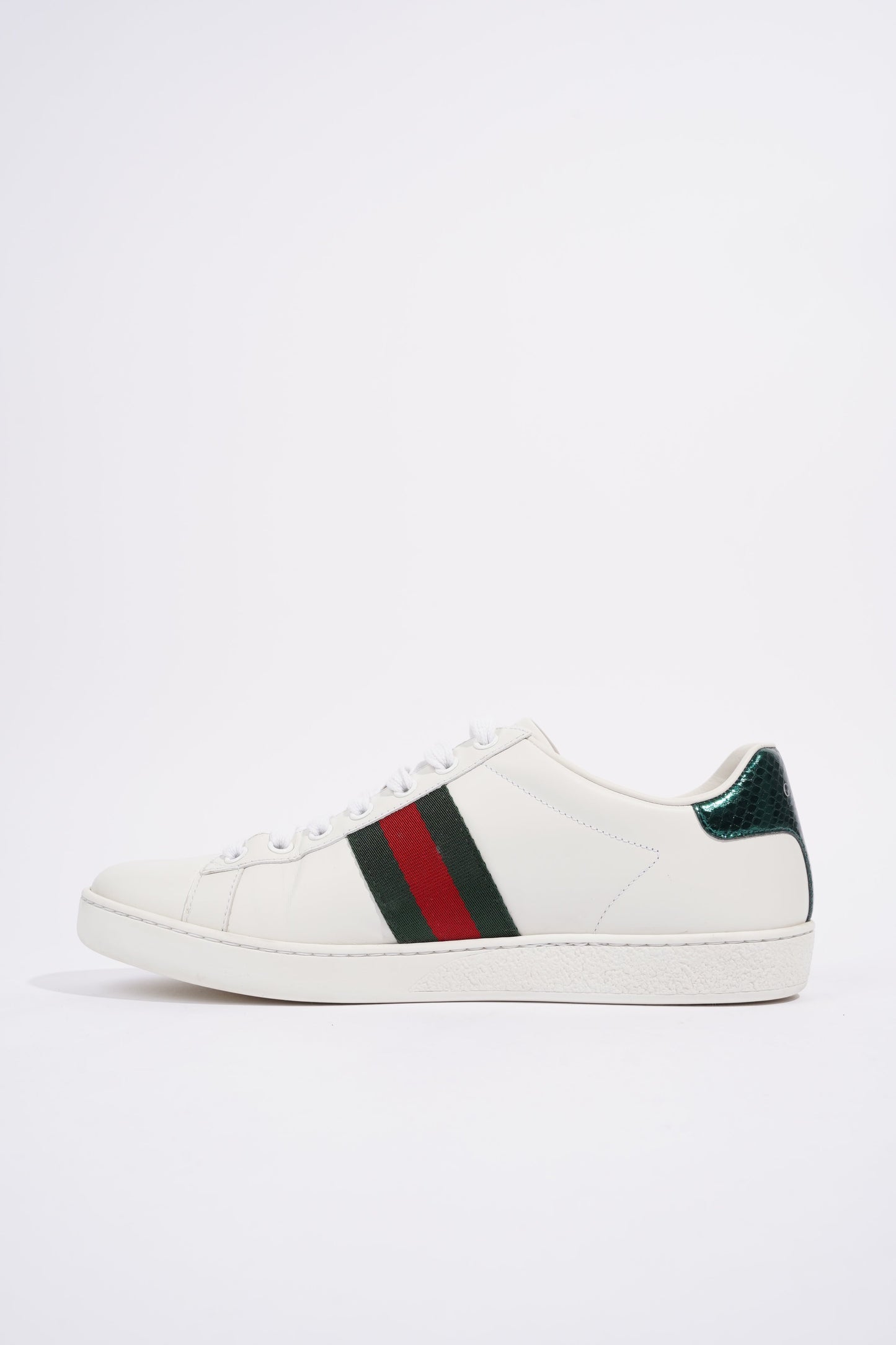Gucci Ace Embroidered Bee White / Red / Green Leather EU 39 UK 6